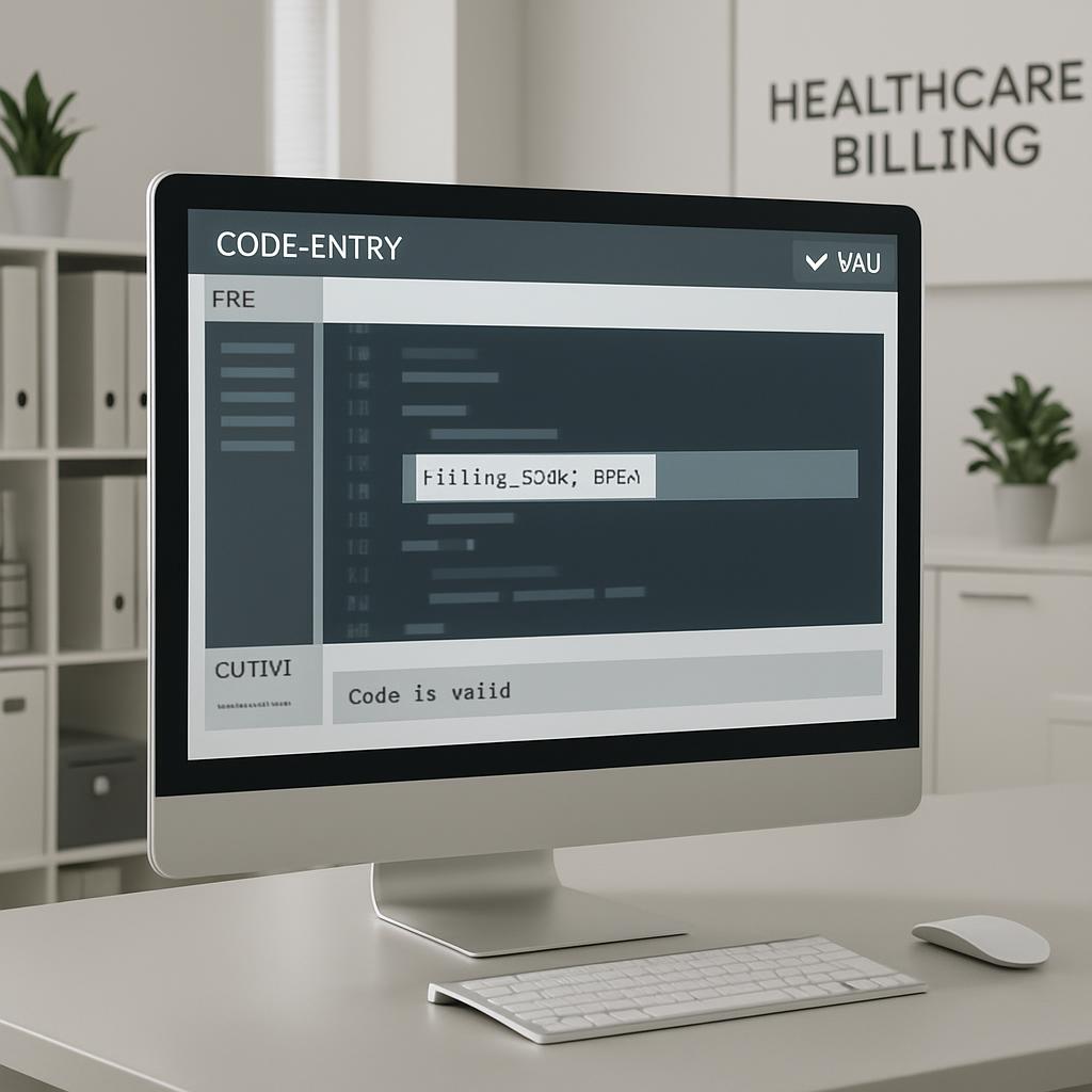 The delivered depiction of a computer screen displays a vertical multi-line code block with pixels reaching horizontally i...