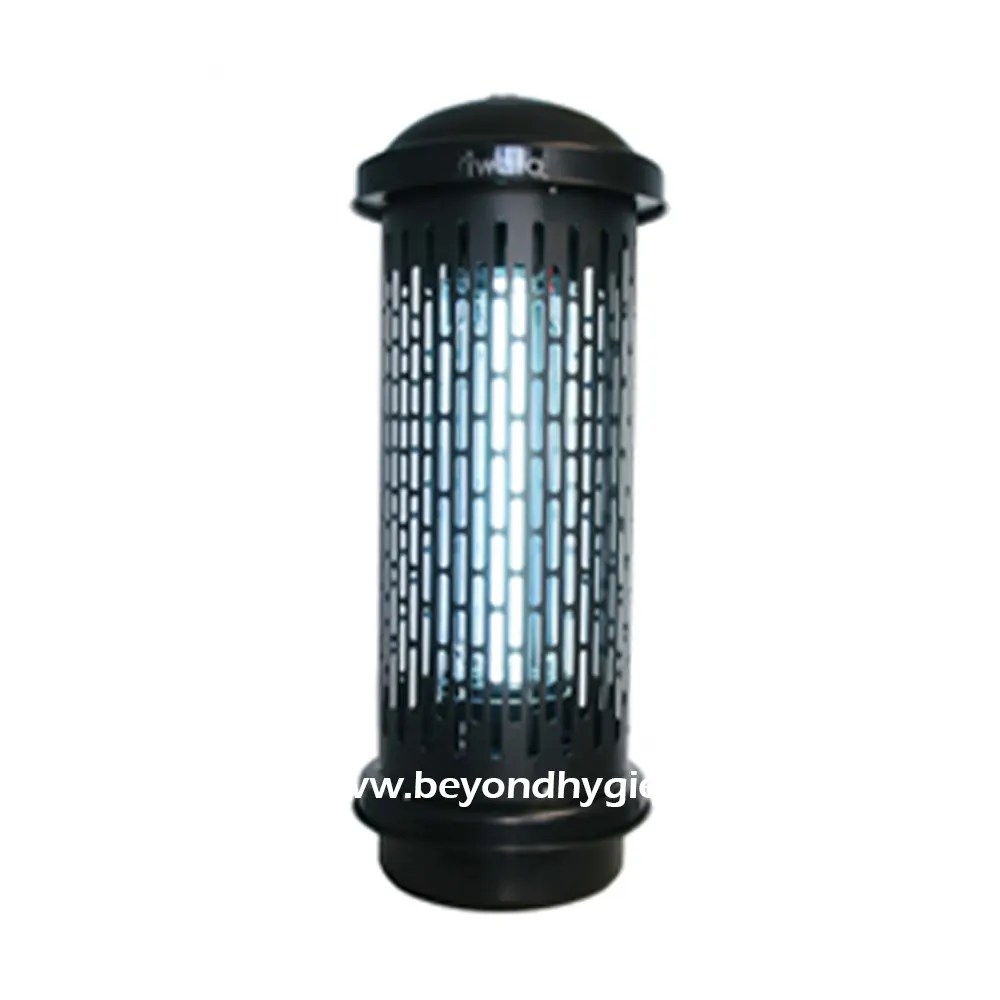 IWATA Electronic Insect Killer Lantern Design (indoor and outdoor use) CM14IK-11 Product Specifications Electronic insect killer lantern design (indoor and outdoor use) • 40 watts power • 1×36 watts insect light tube PL • With electric grid • Aluminum alloy body • Fully protected outer mesh • Waterproof IPx4 rating • Large collection tray • Stylish cylindrical lantern design • Wall hanging or floor standing Dimension: (L)10”x(W)10”x(H)28.5”