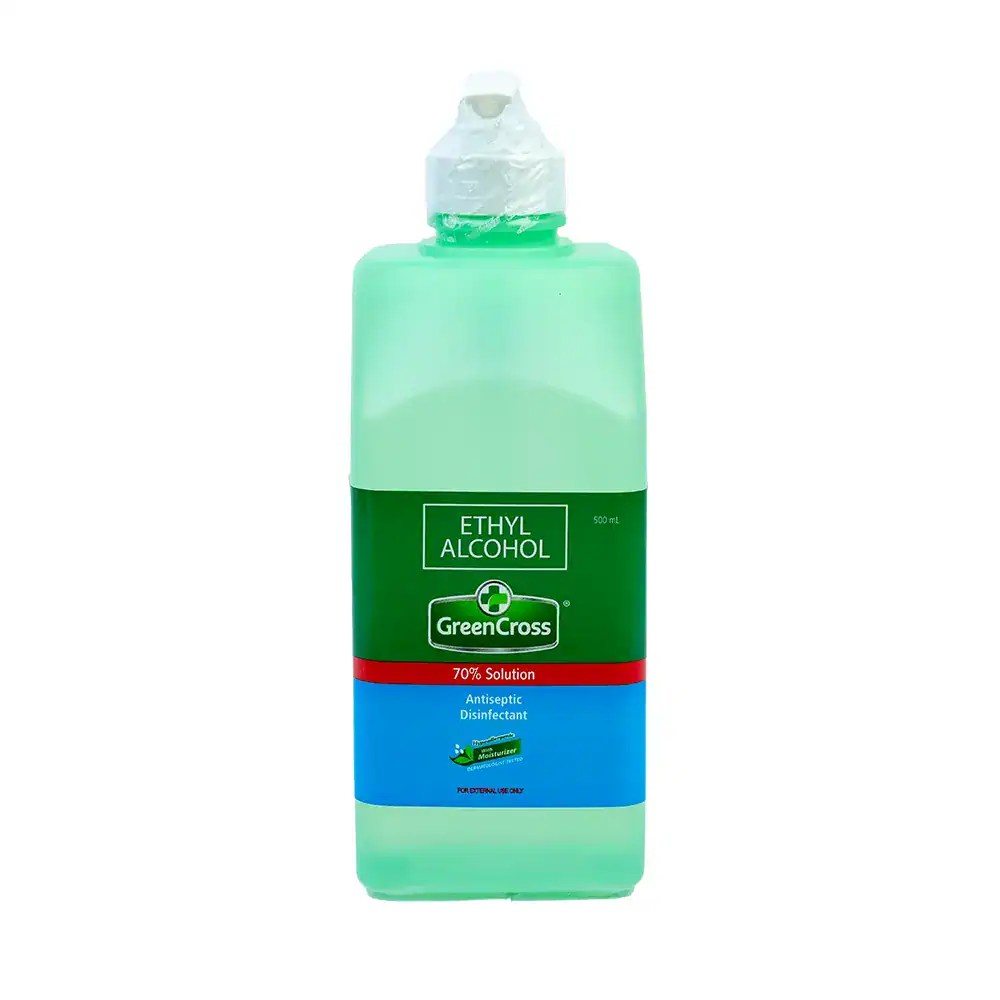 [500ML] GreenCross 70% Ethyl Alcohol with Moisturizers 500ml Pump Bottle