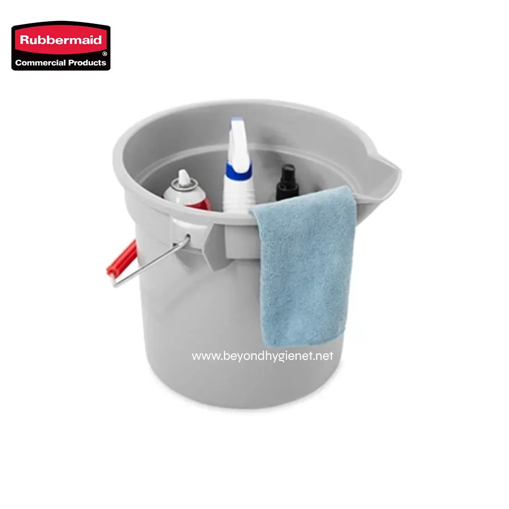 14 QT ROUND BUCKET, GRAY