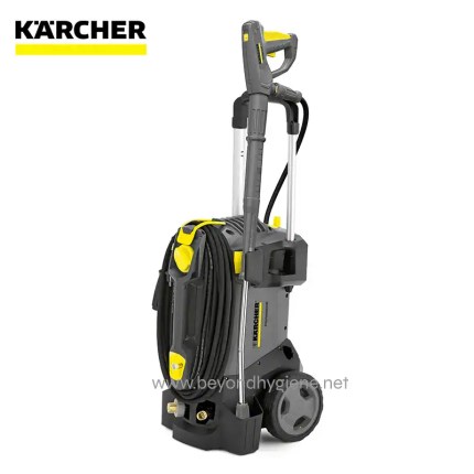 Karcher pressure washer for commercial and industrial cleaning, ideal for janitorial services and hygiene maintenance.