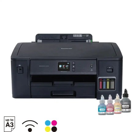 High-quality Brother inkjet multifunction printer with wireless connectivity, ready to handle printing, scanning, and copying tasks up to A3 size for business and office use.