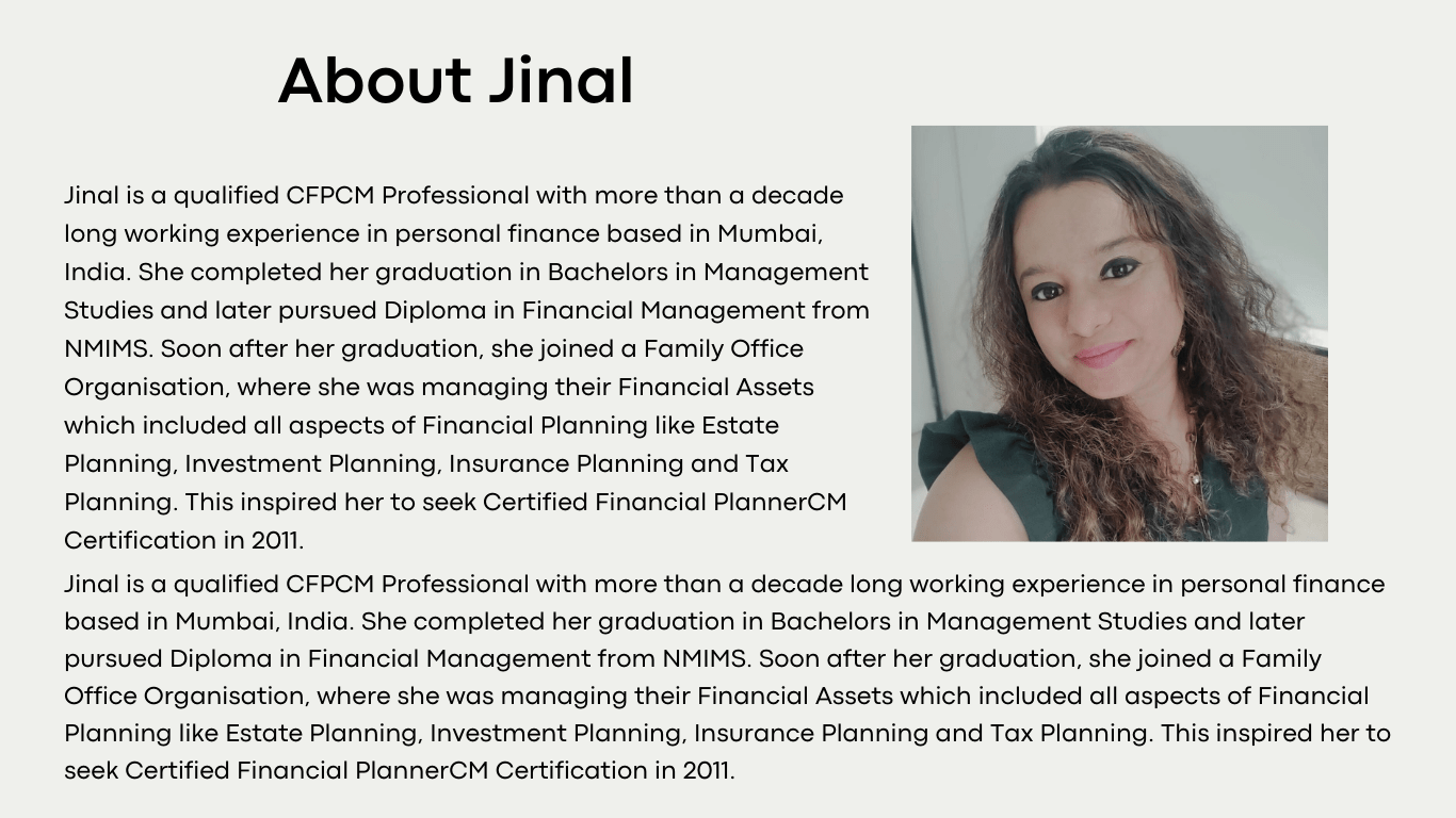 Jinal Mehta CFP
