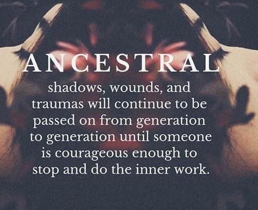 a quote about generational trauma
