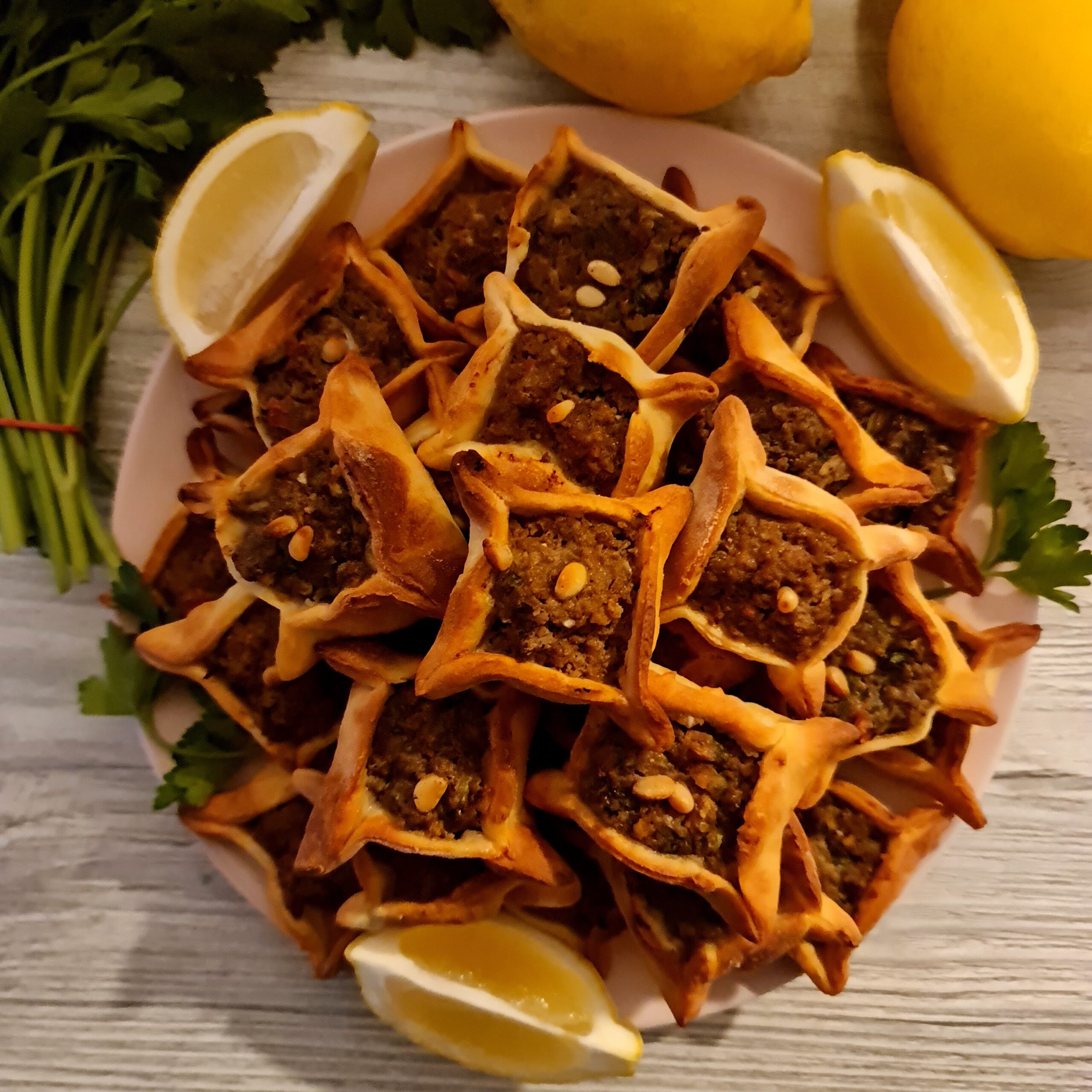 Meat Pies (Sfiha Baalbakieh)