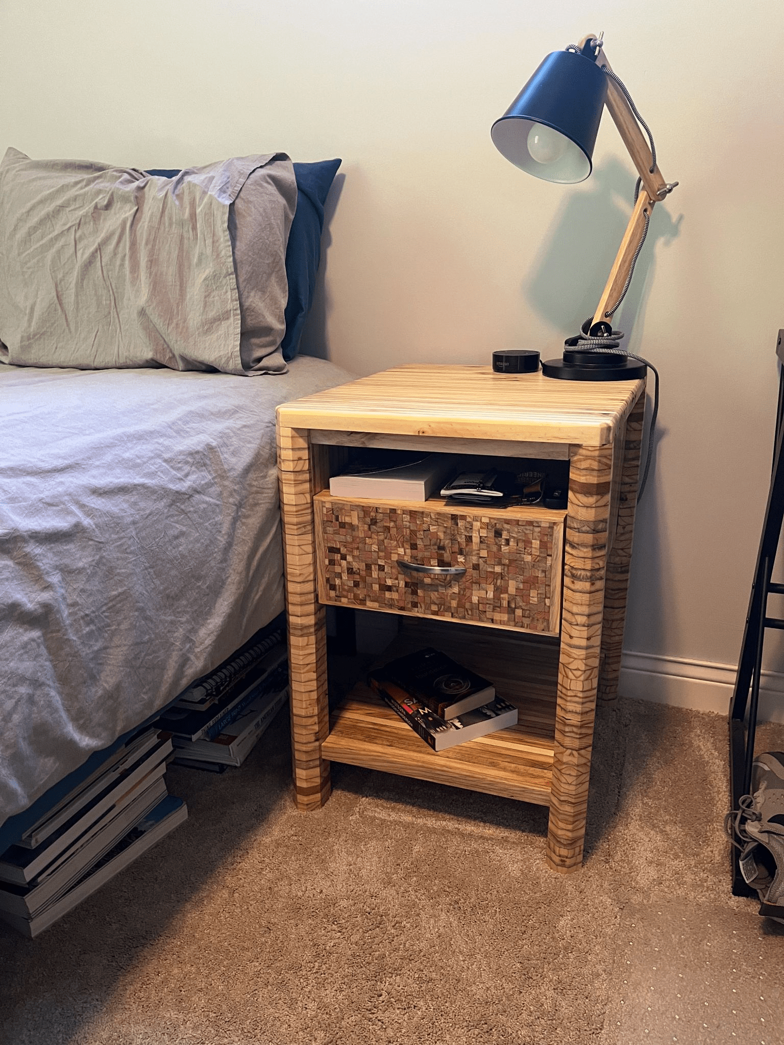 Bedside Table made out of reclaimed pallet wood