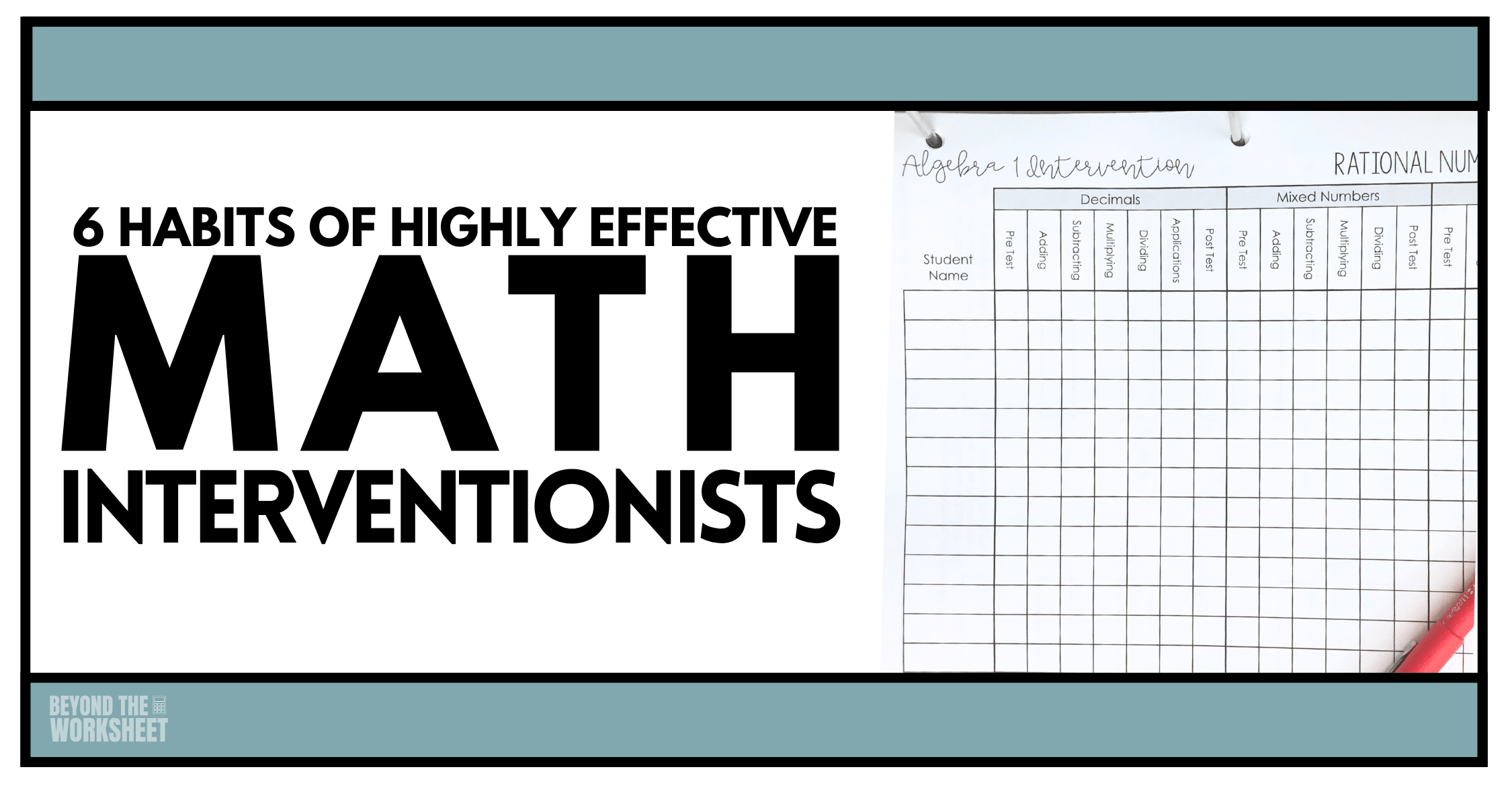 Math Interventionists