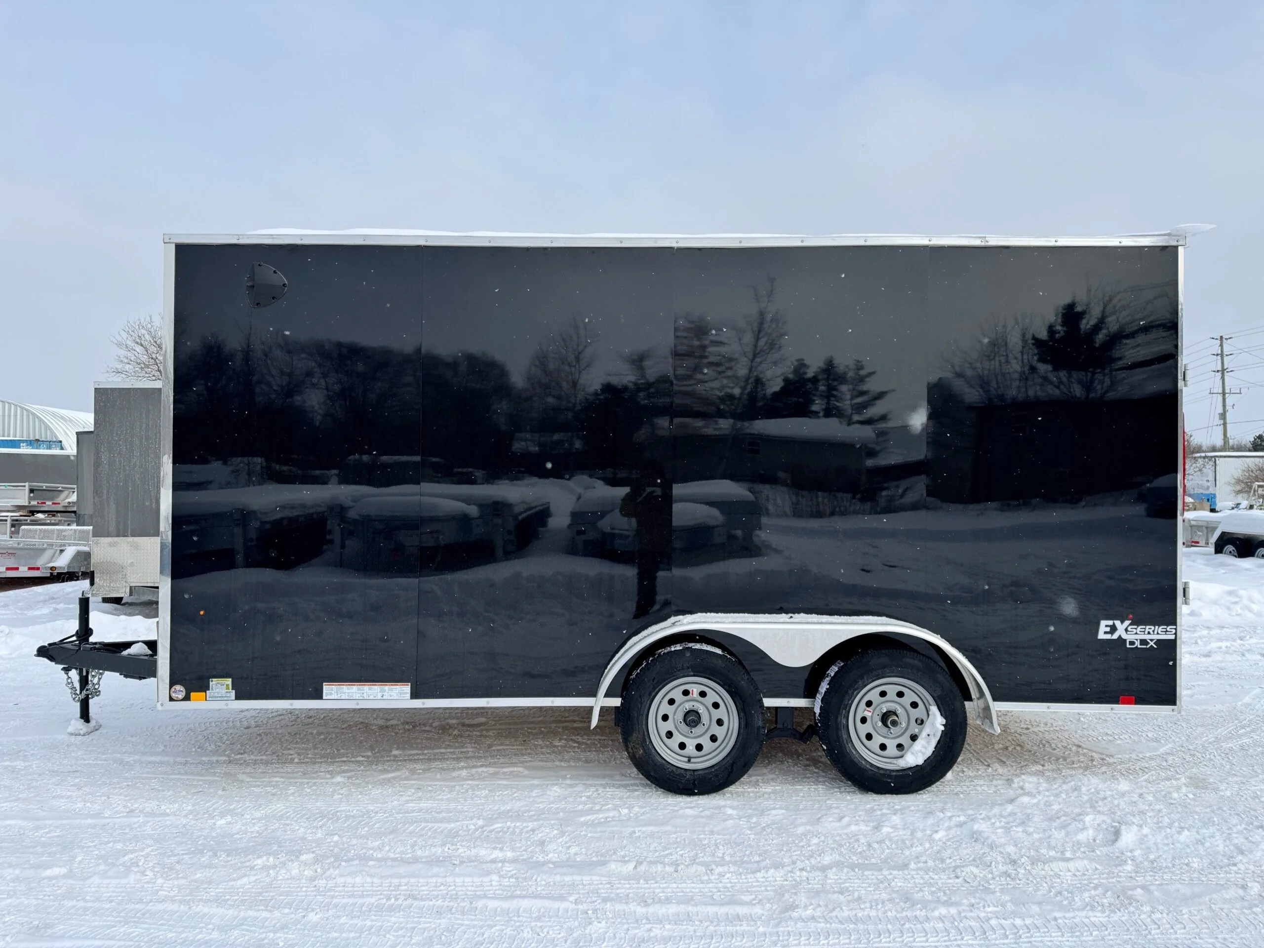 7×16 ENCLOSED 7K | CARGO EXPRESS 2025 | RAMP DOOR | 84″ HIGH