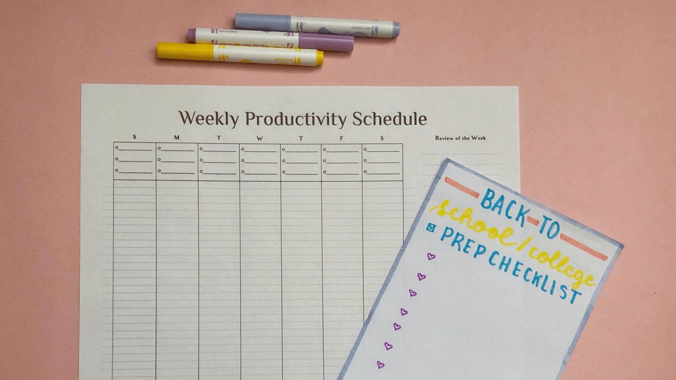 Day Before Back To School Prep Checklist | Be Yourself Studios