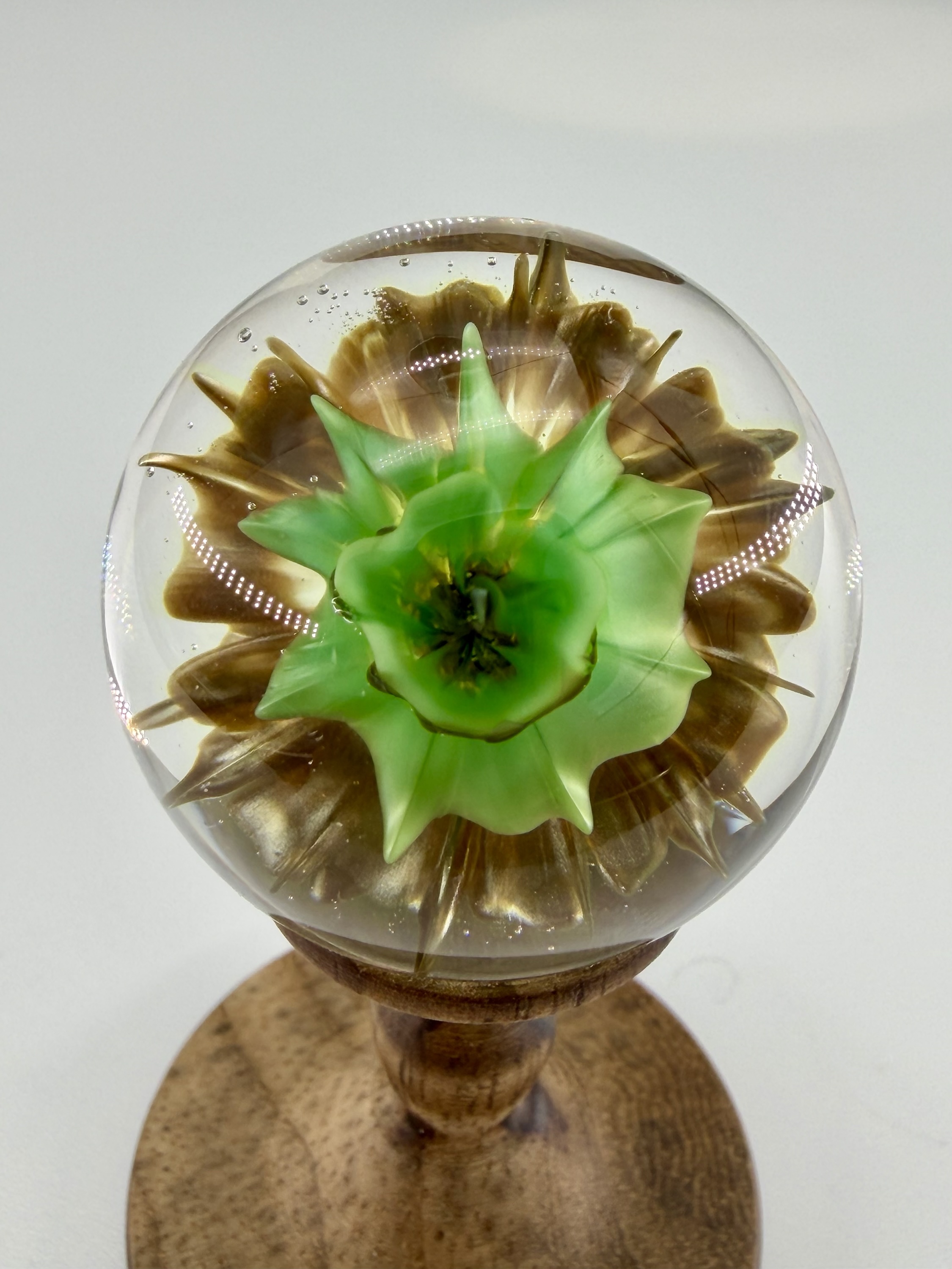 1.22 ION (Uranium) over Electrum Lily Marble