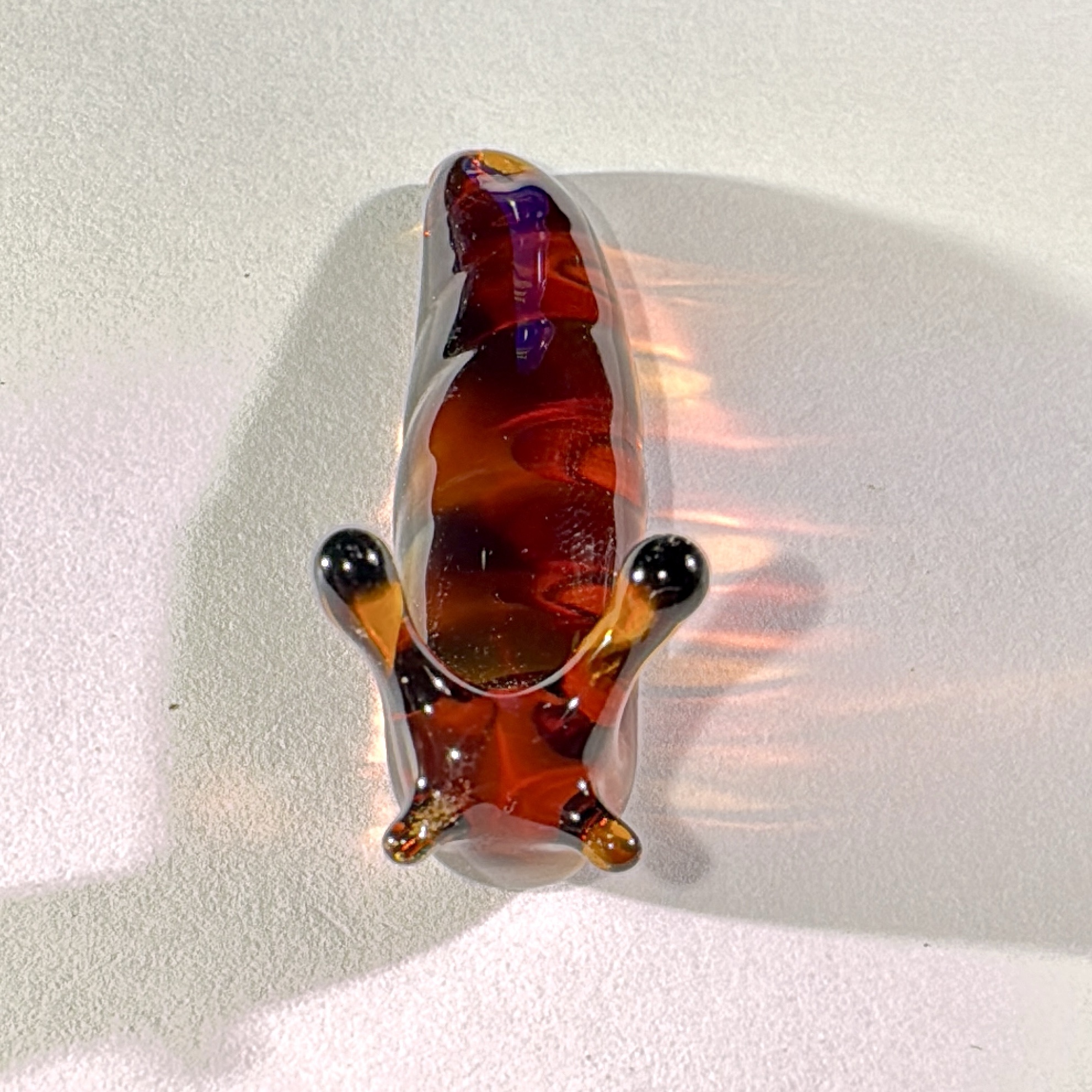 Amber Slug Sculpture