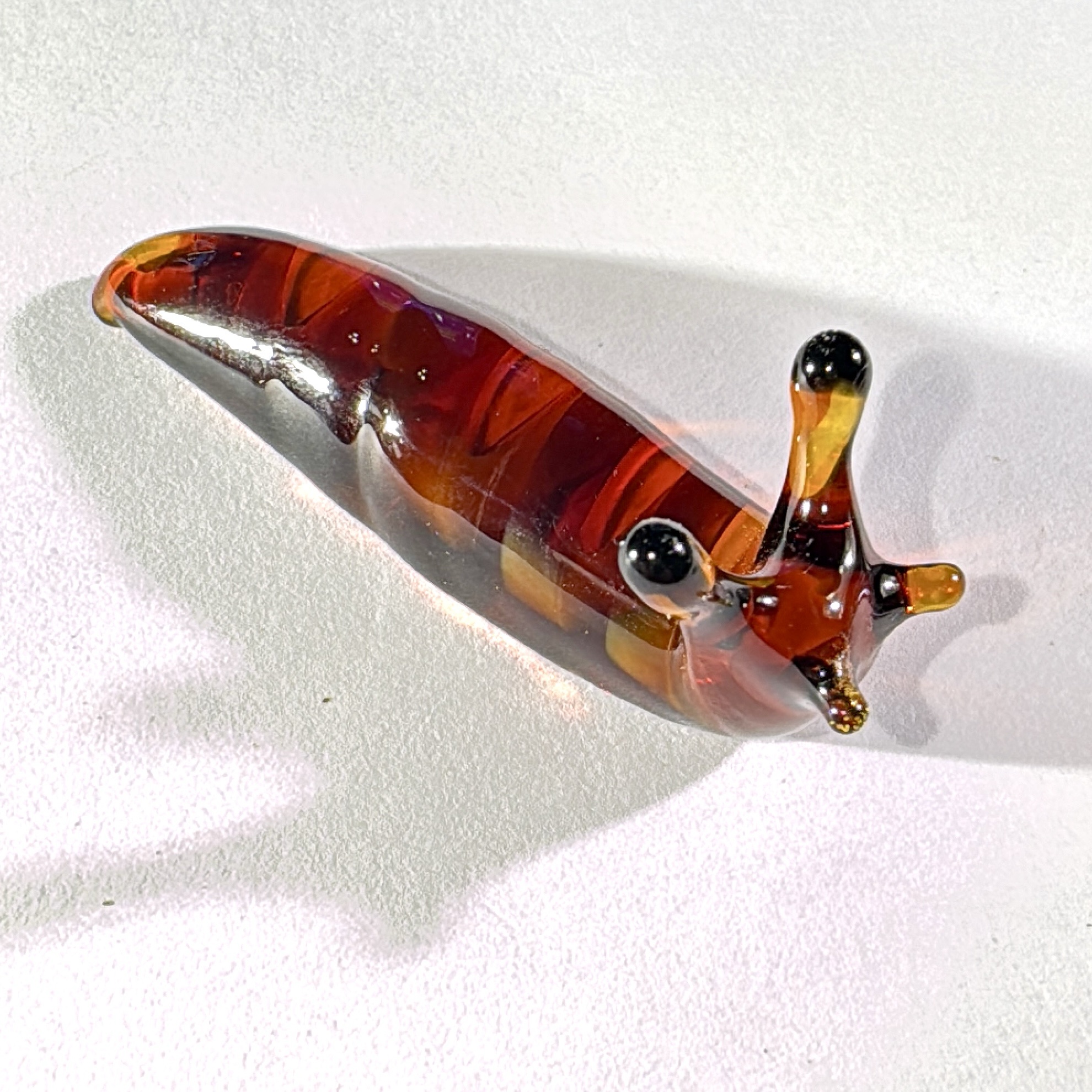 Amber Slug Sculpture