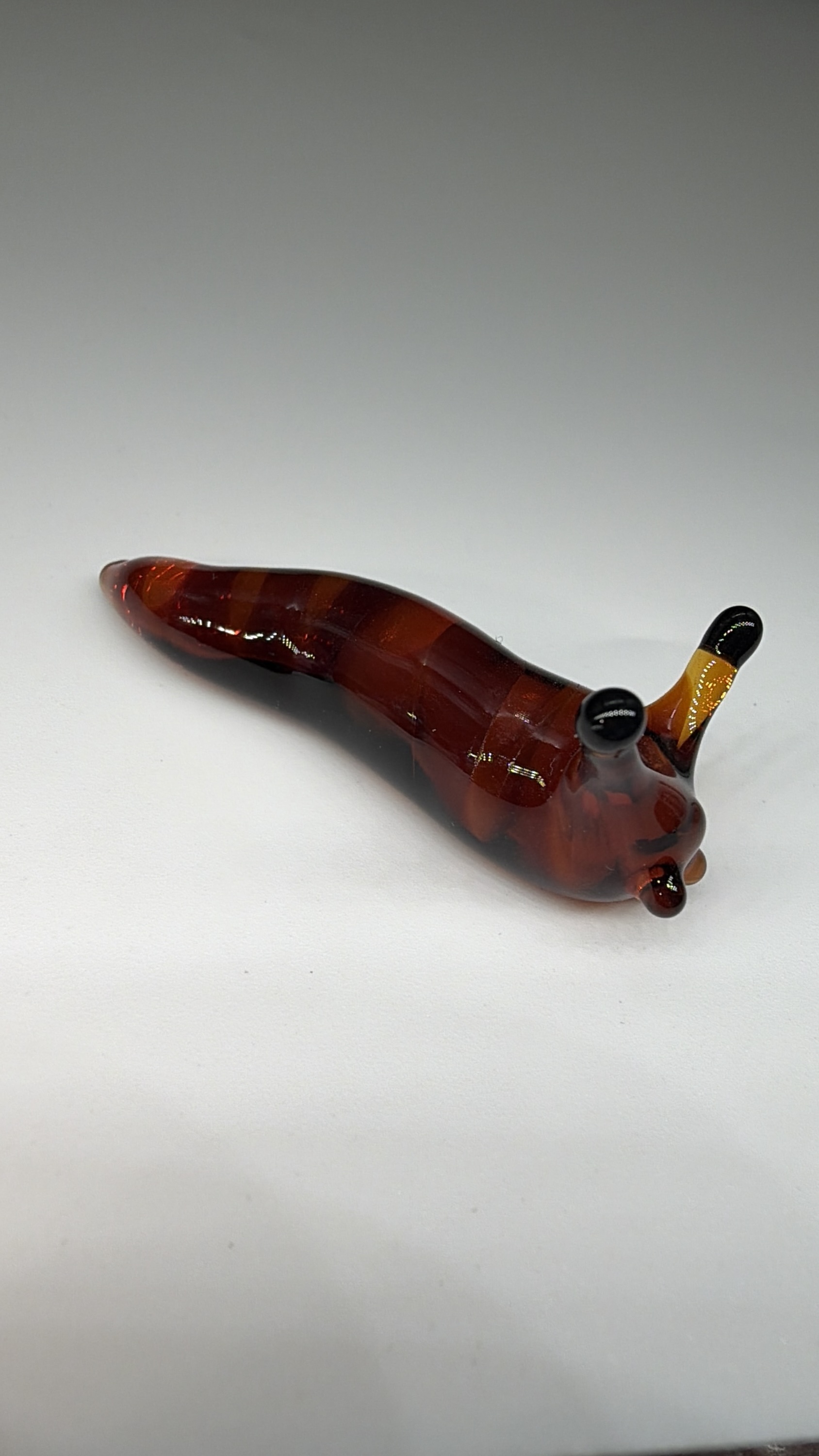 Amber Slug Sculpture
