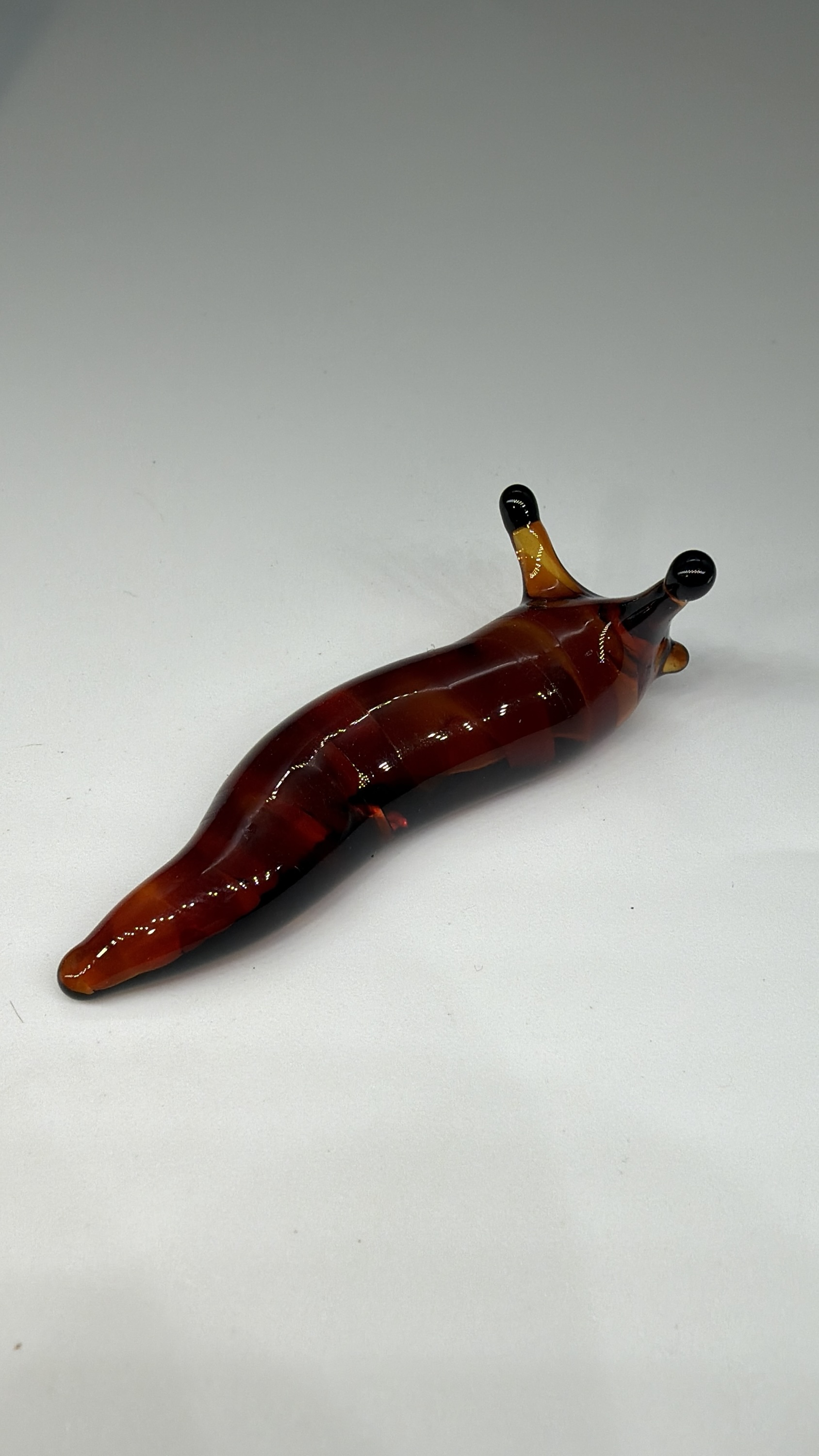Amber Slug Sculpture