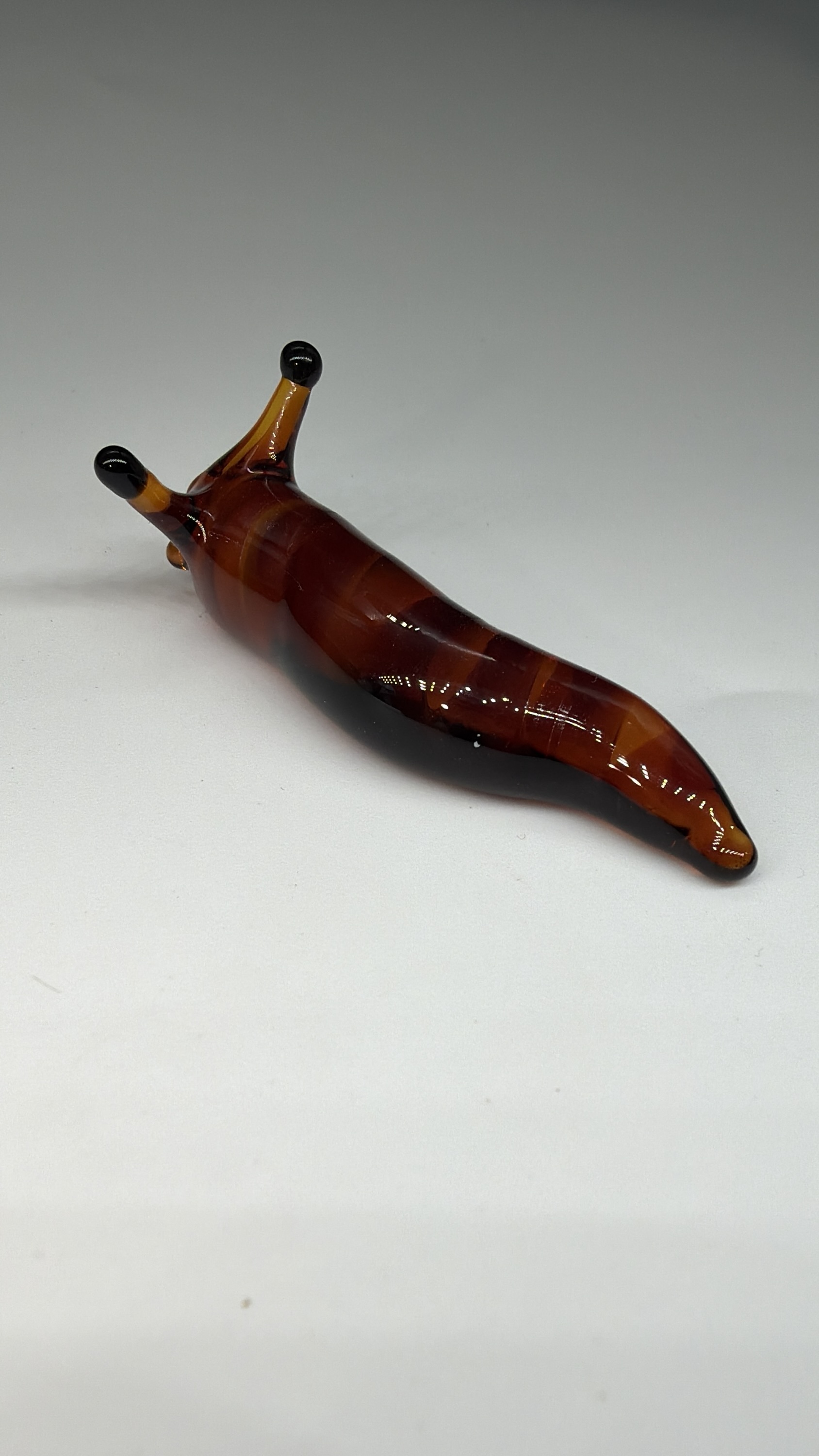 Amber Slug Sculpture