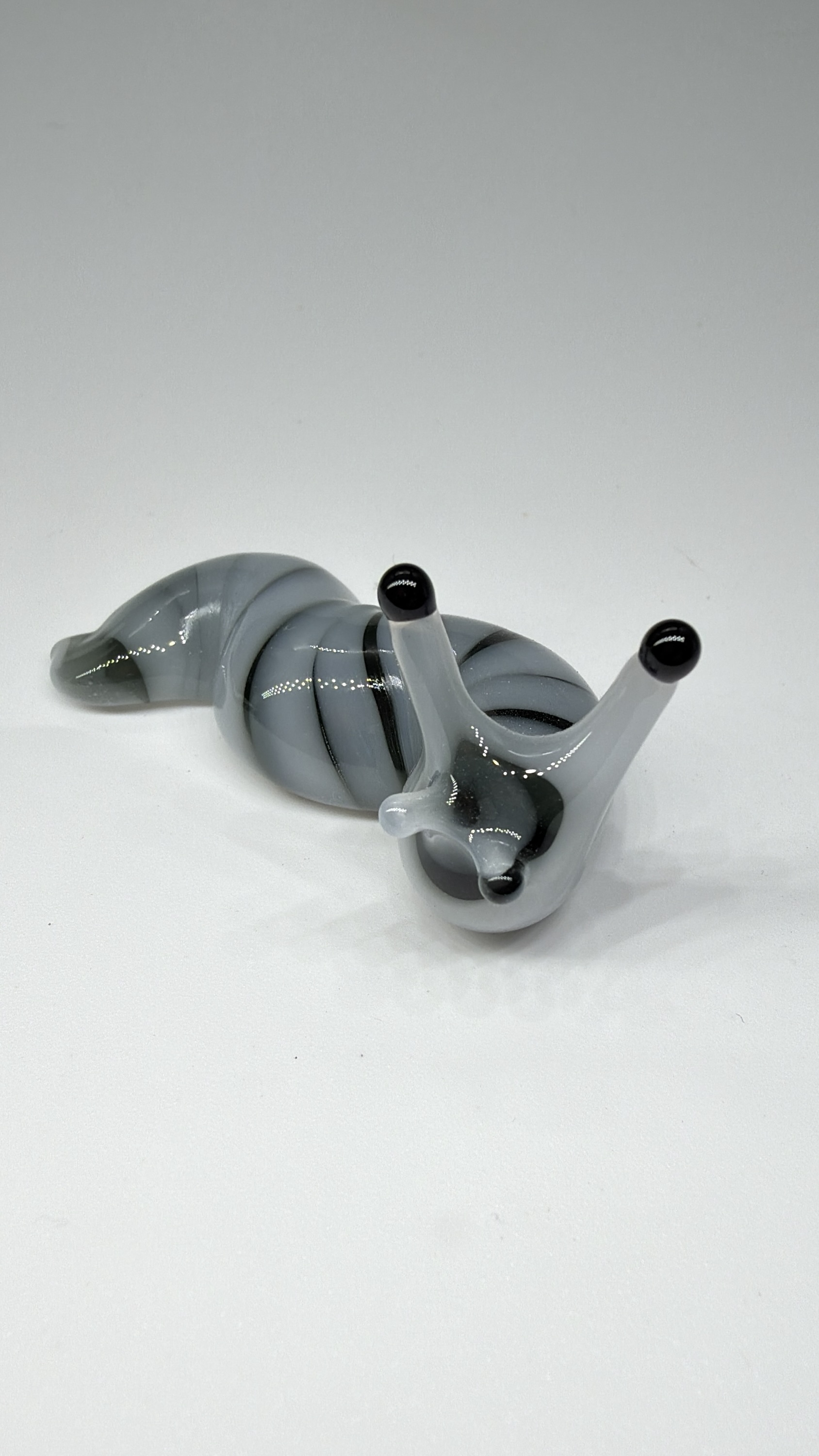 Black/White UV Slug Sculpture