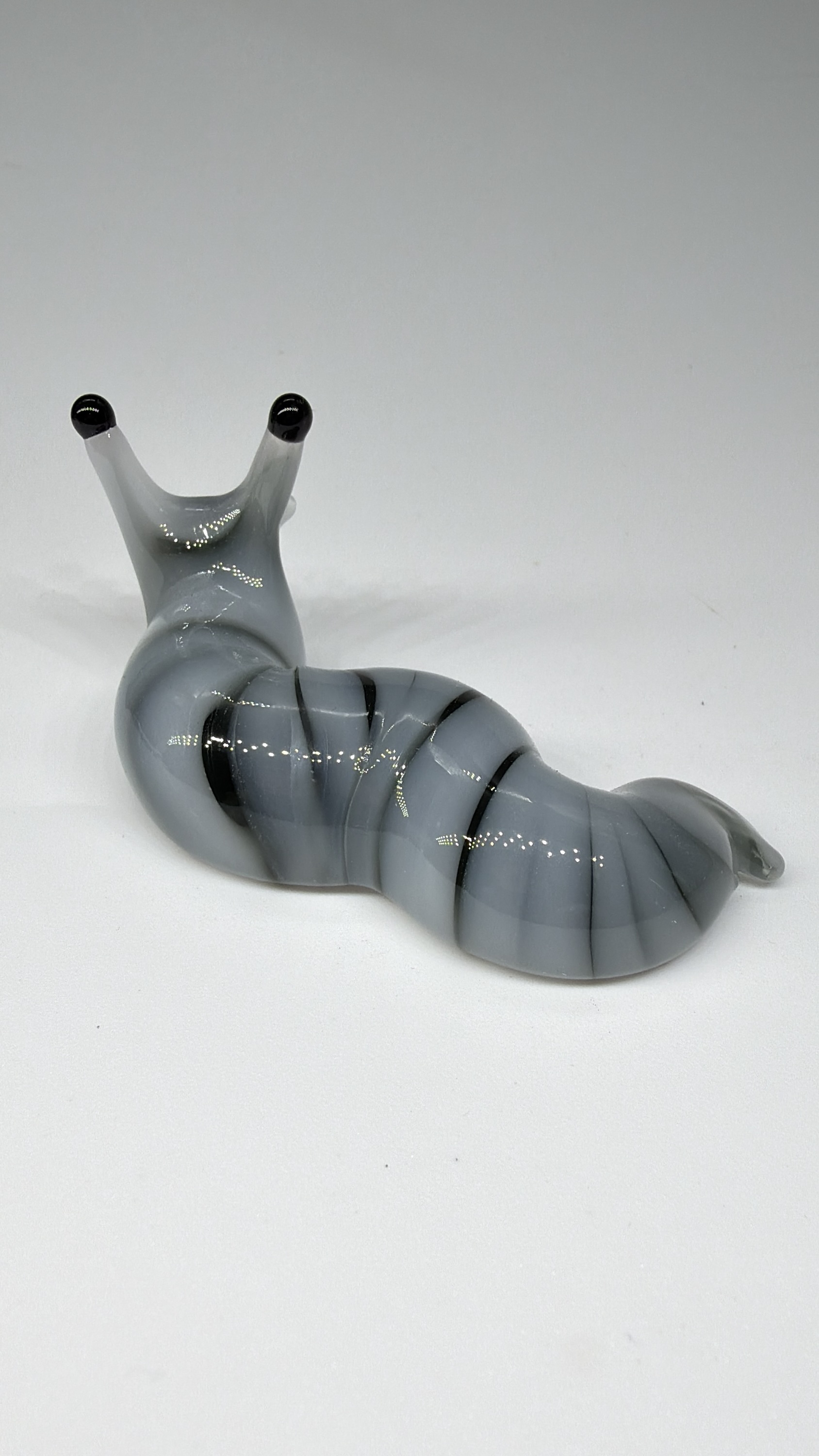 Black/White UV Slug Sculpture
