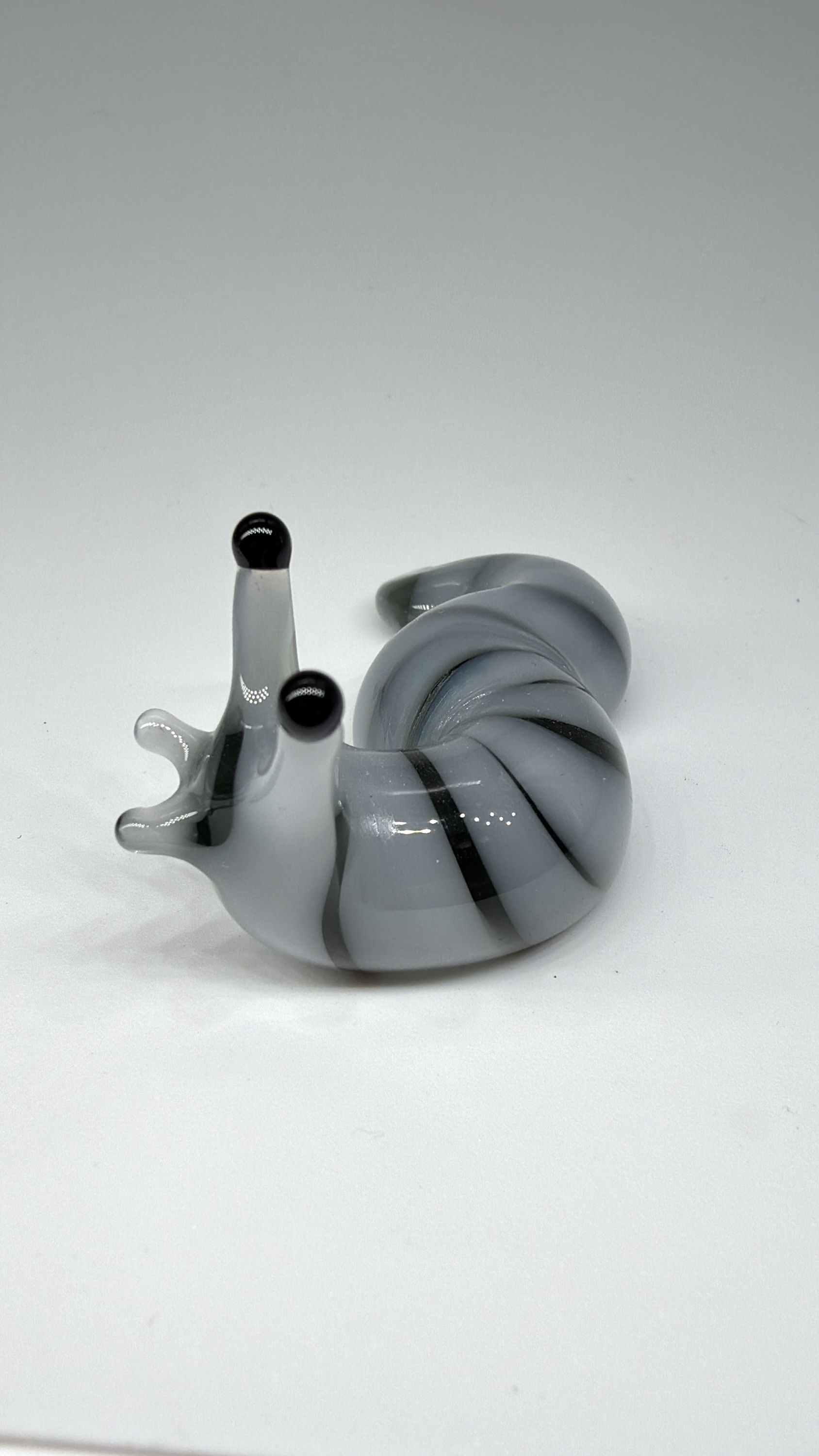 Black/White UV Slug Sculpture