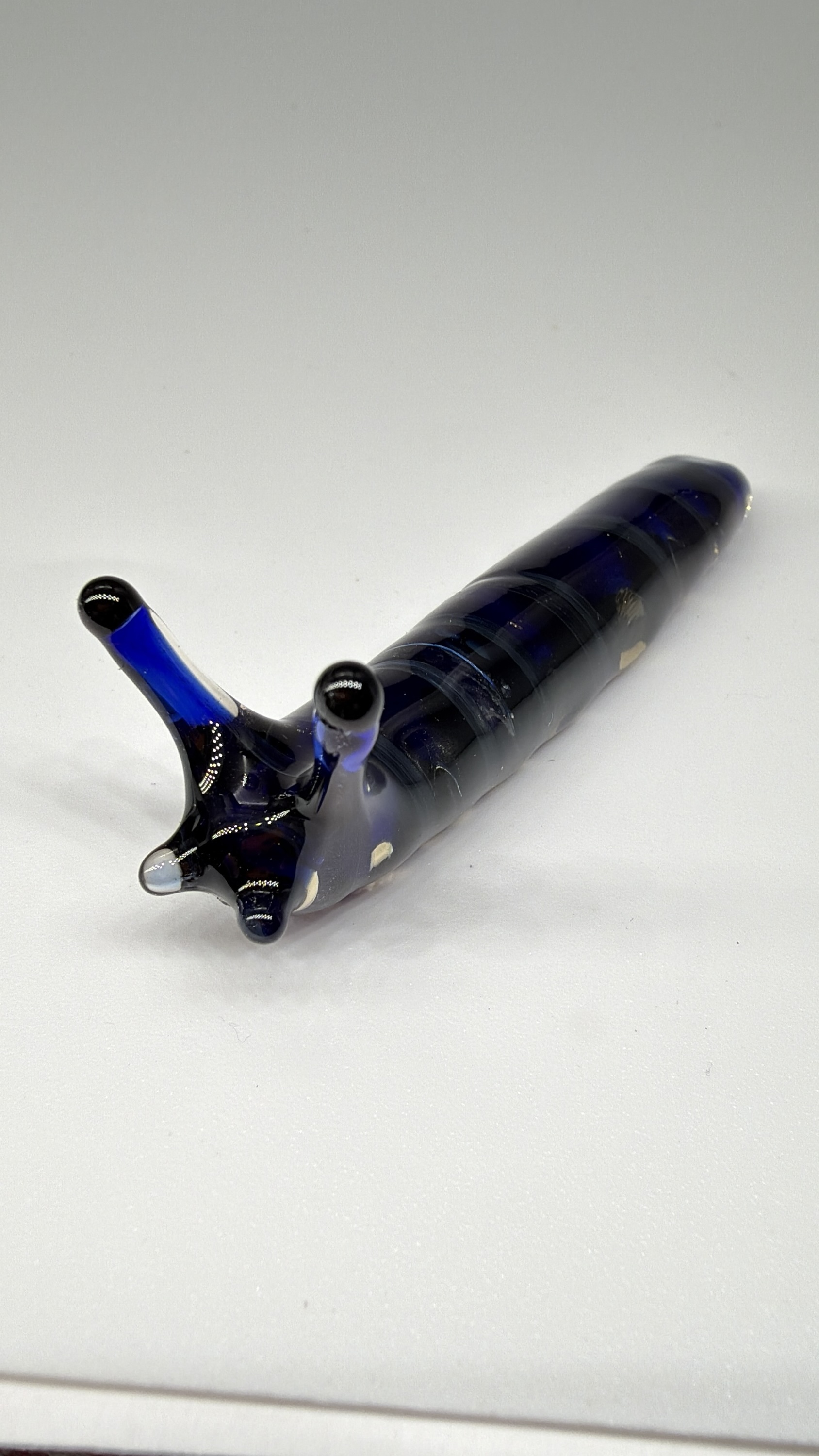 Blue/Champagne Slug Sculpture