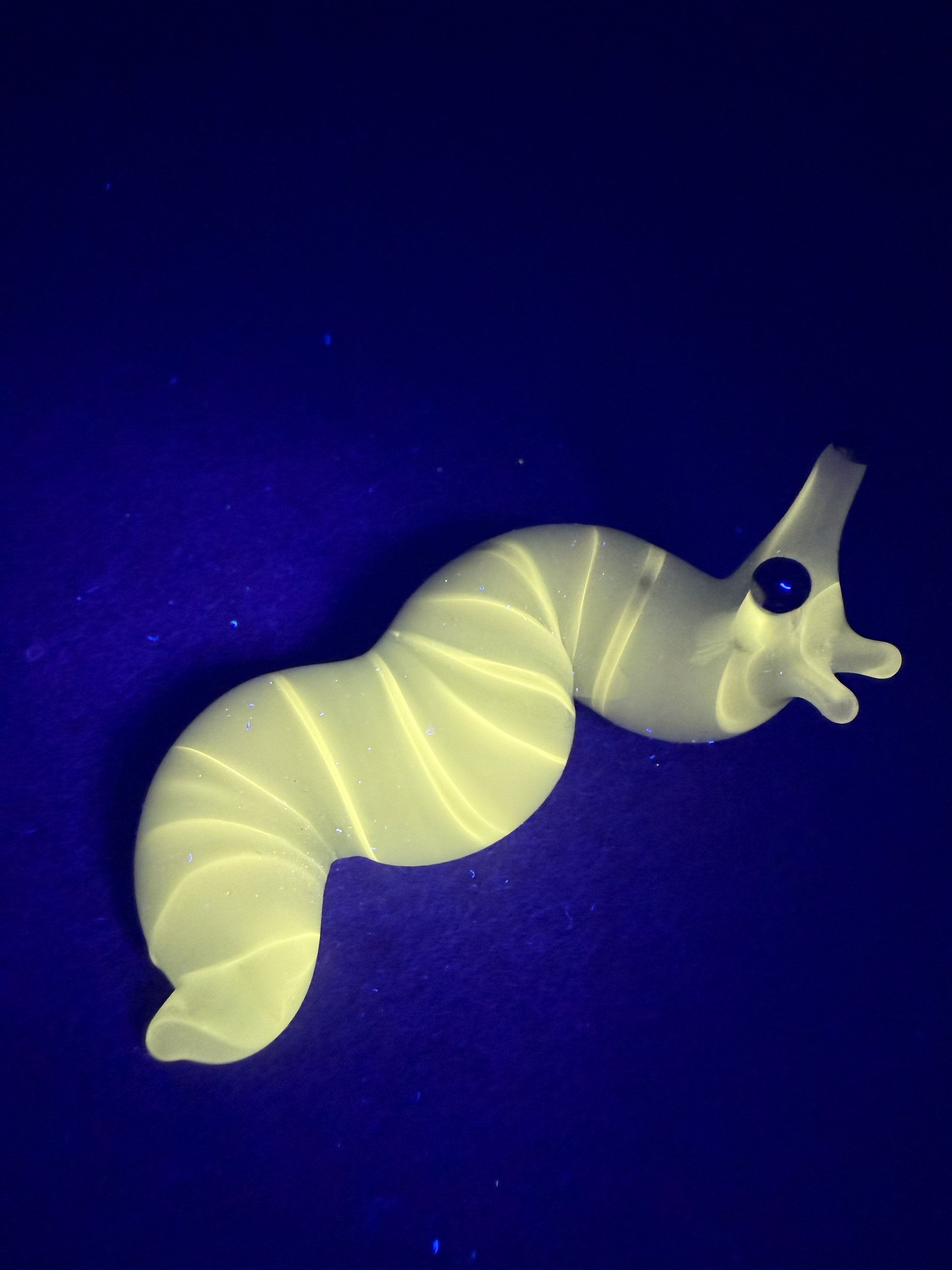 Black/White UV Slug Sculpture