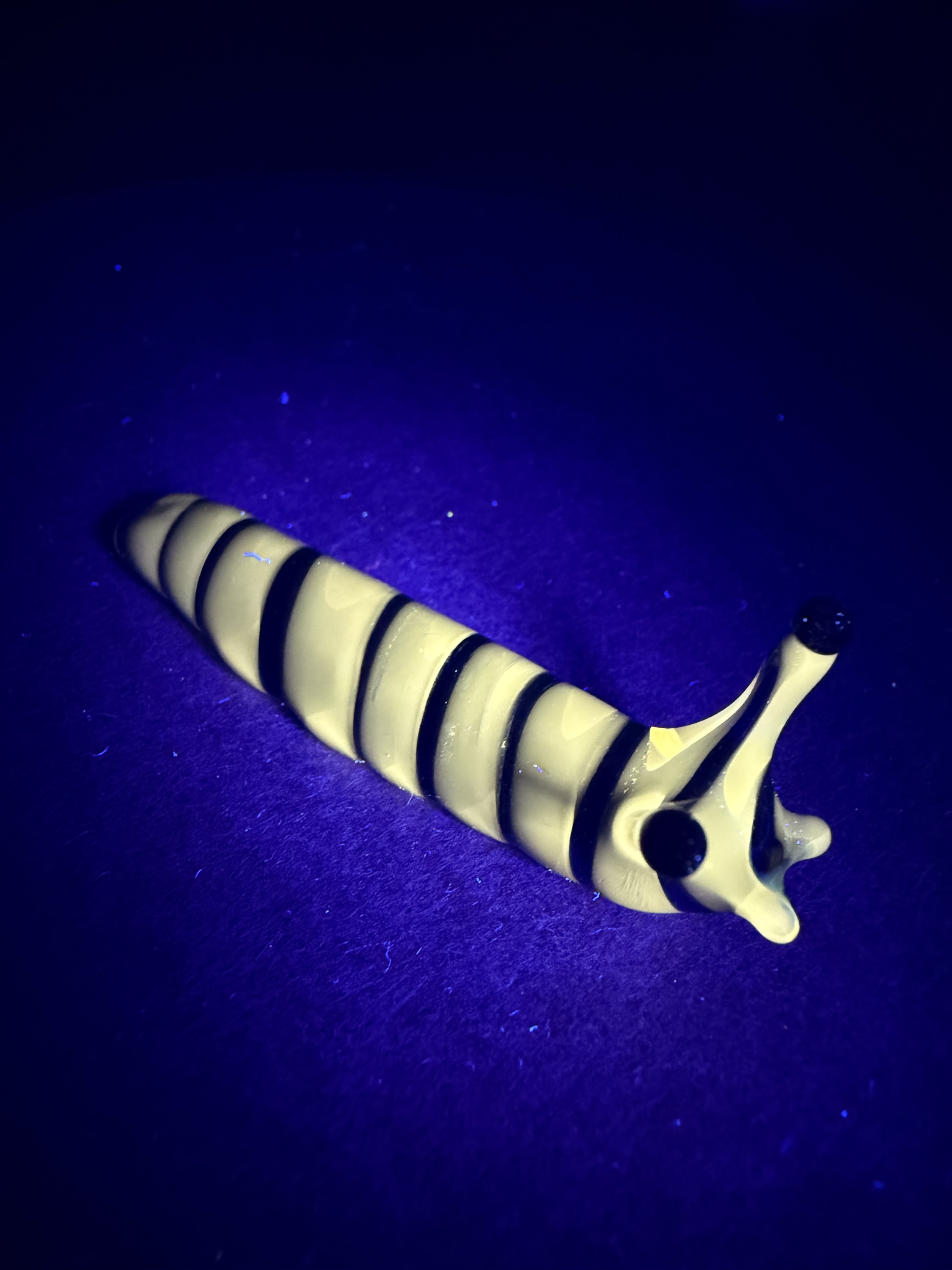 Blue/Champagne Slug Sculpture