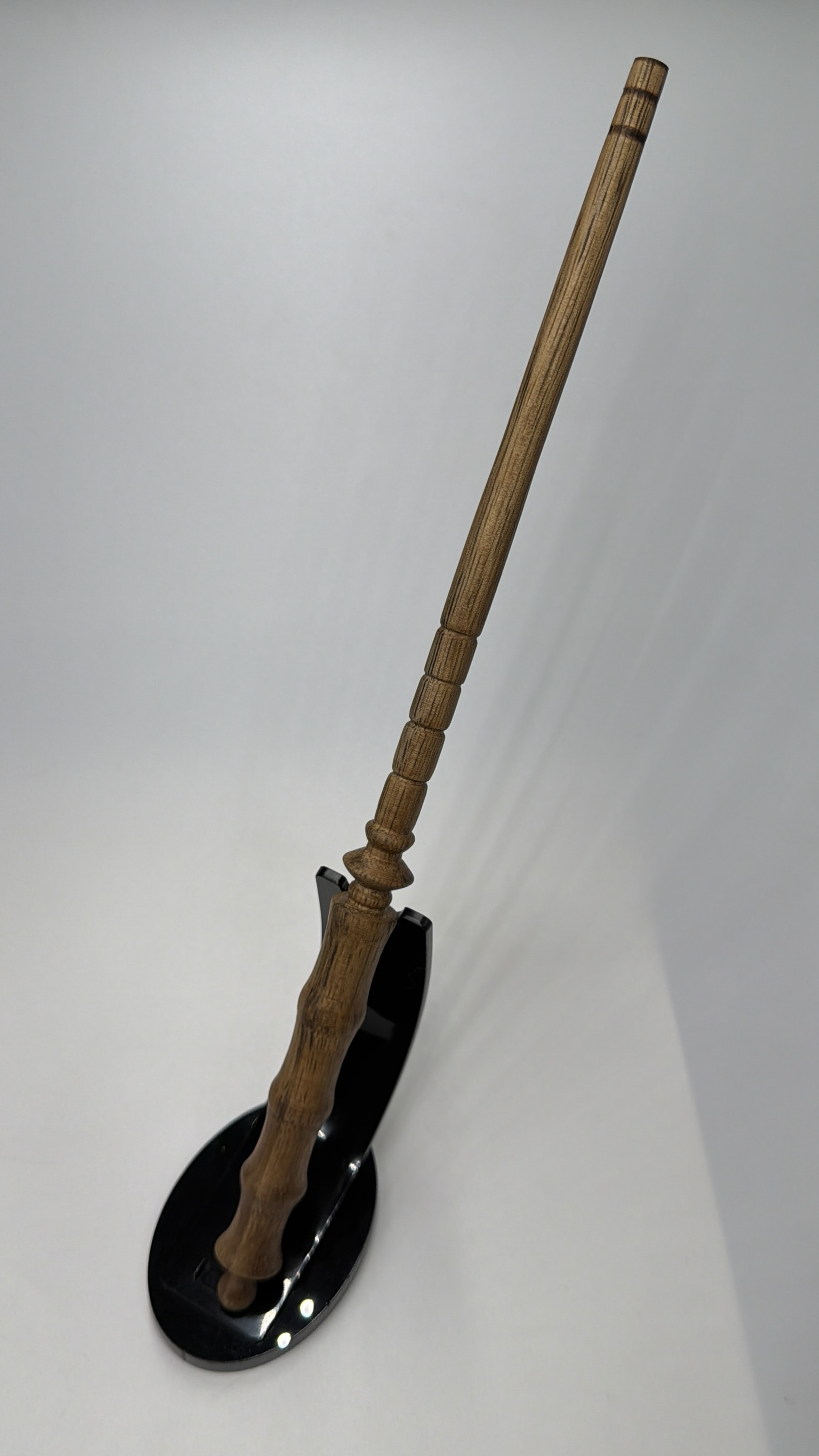 Hand Carved Black Limba Hand Carved Wand