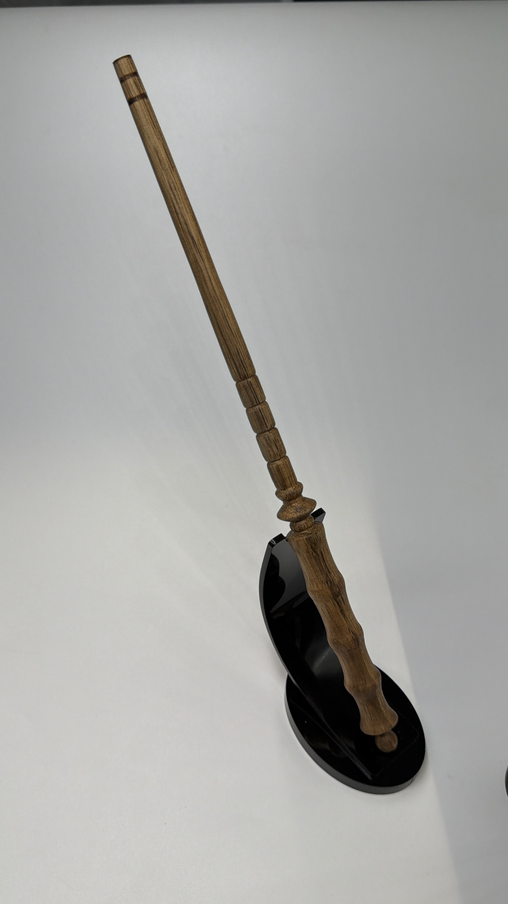 Hand Carved Black Limba Hand Carved Wand