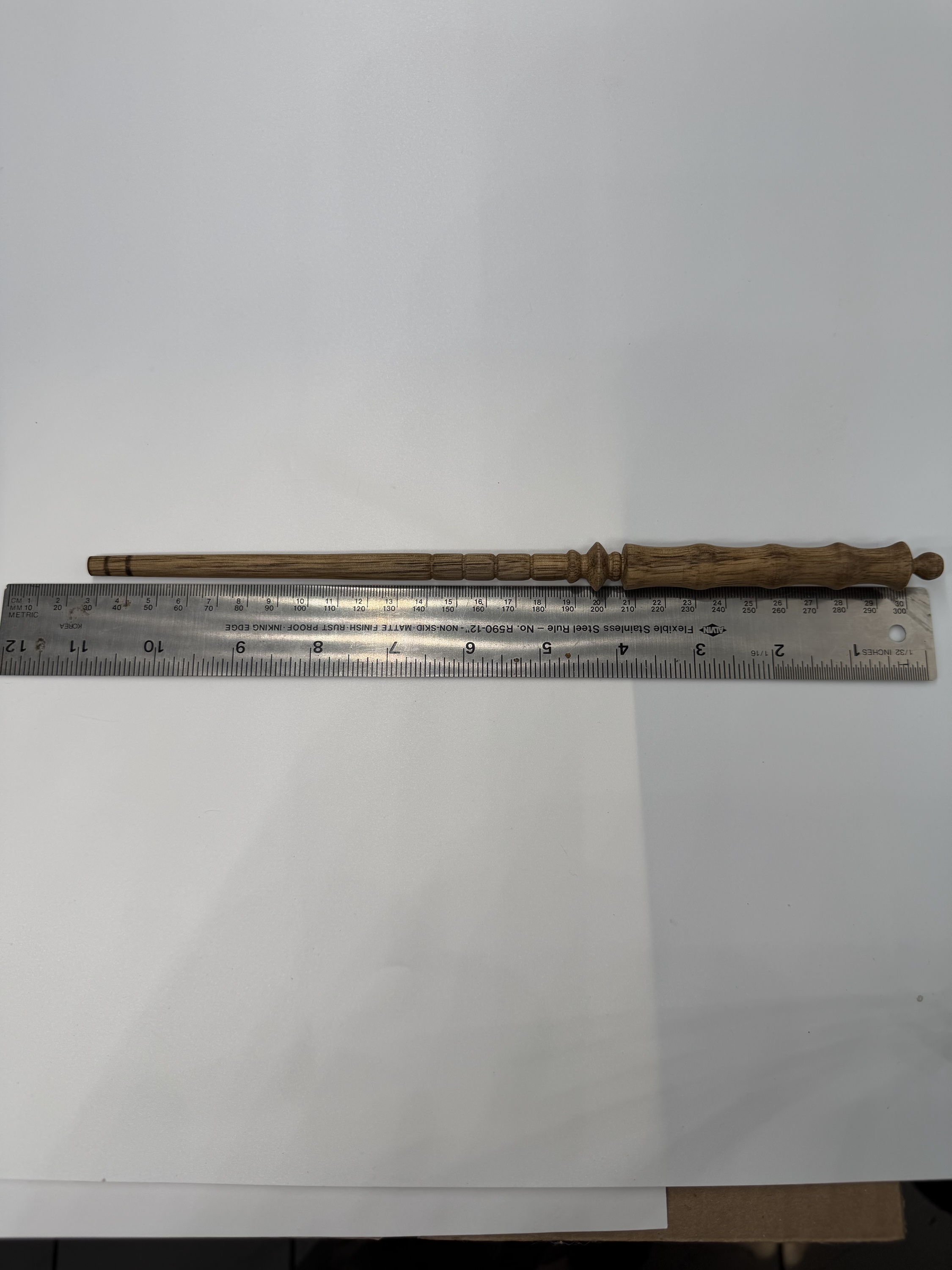 Hand Carved Black Limba Hand Carved Wand