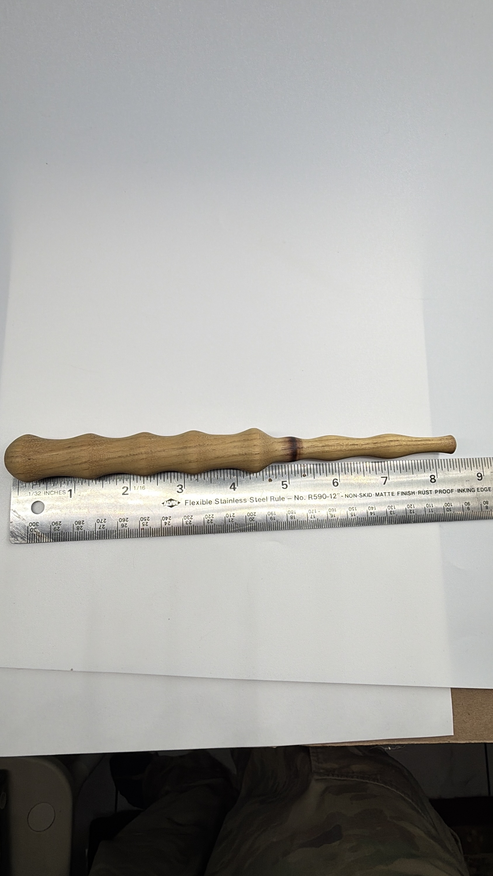 Hand Carved Black Locust Wood Wand