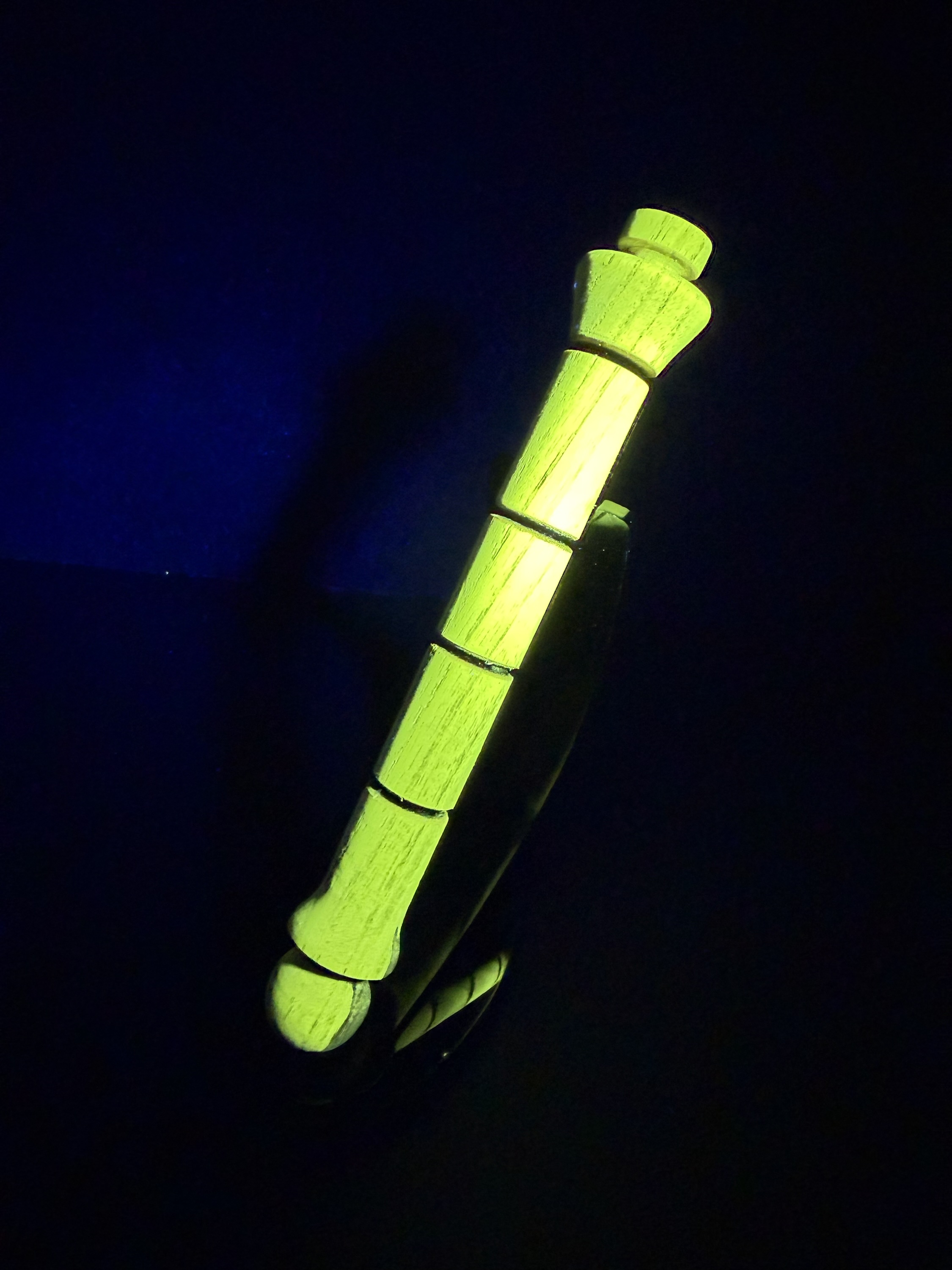 Hand Carved Black Locust (UV) Shaftless Wand