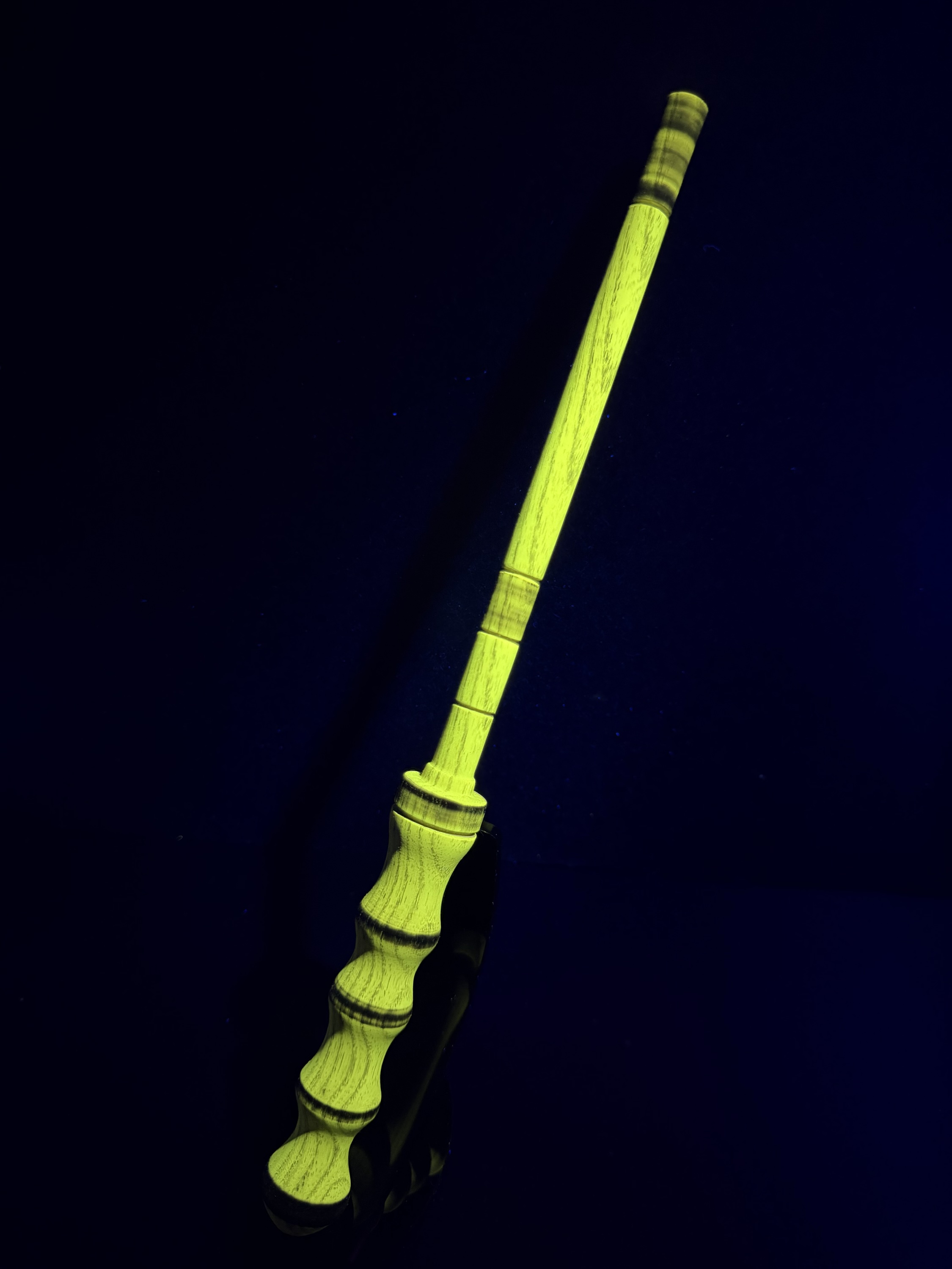 Hand Carved Black Locust (UV) Wood Wand