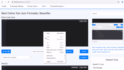 Json Beautify Tool Free Online Json Formatter And Beautifier Bfotool
