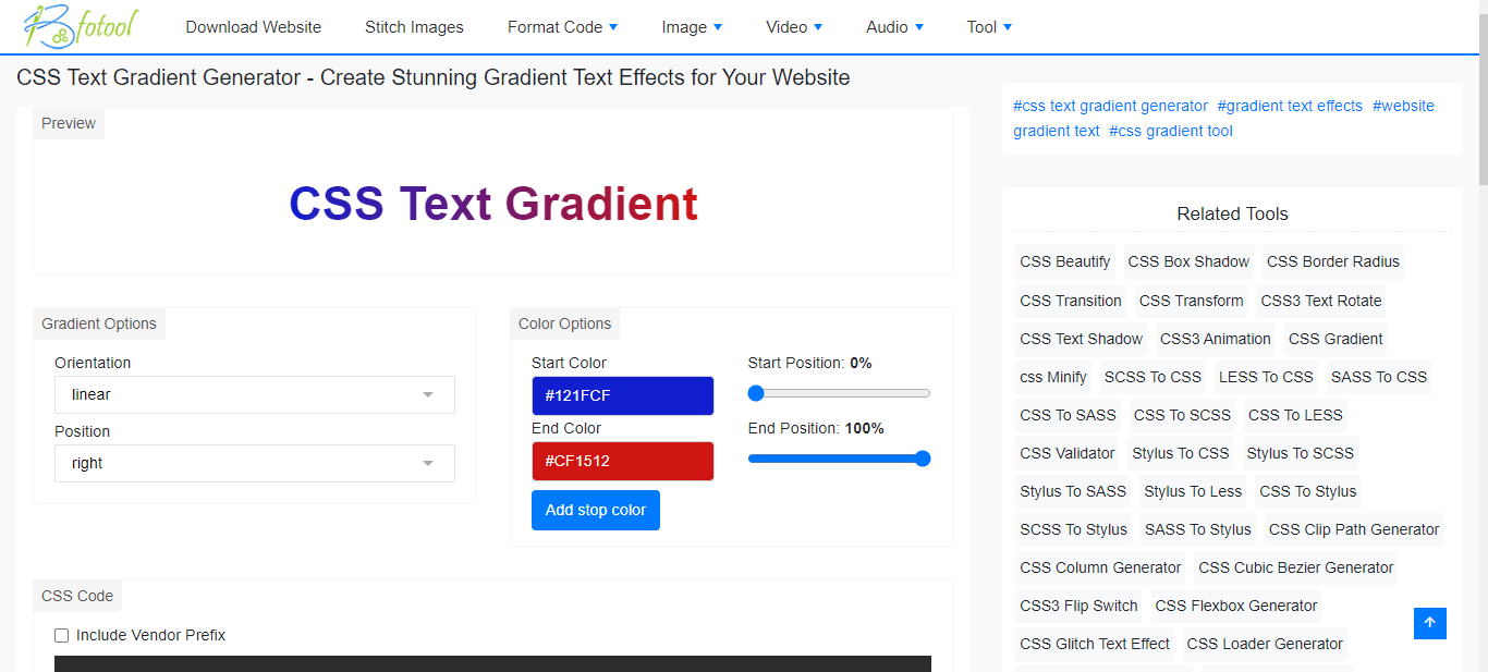 Css Text Gradient Generator Create Stunning Gradient Text Effects For