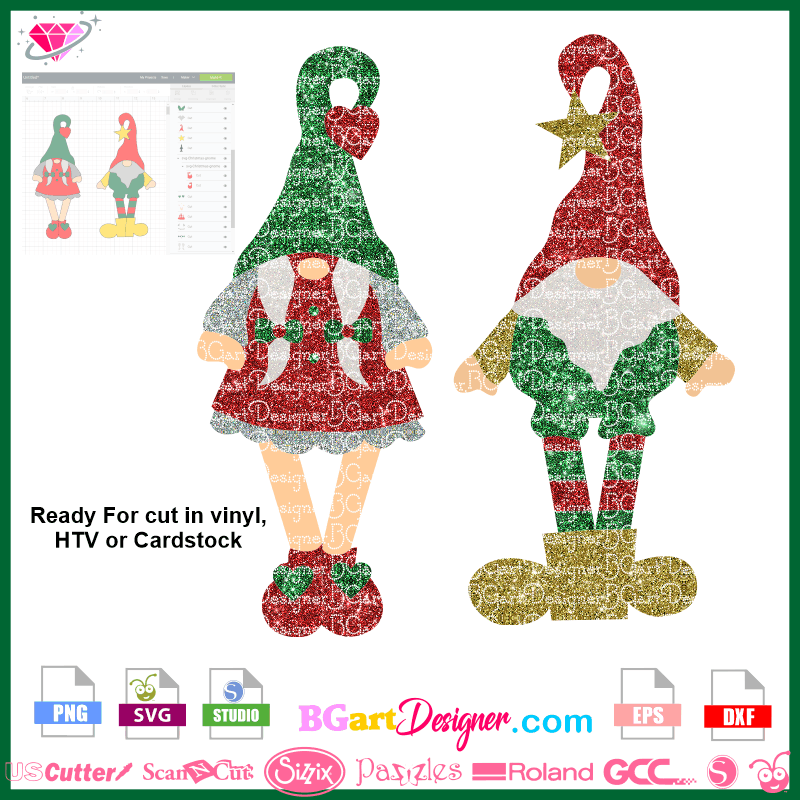 77 Merry Christmas Gnome Svg – Free Christmas SVG Cut Files