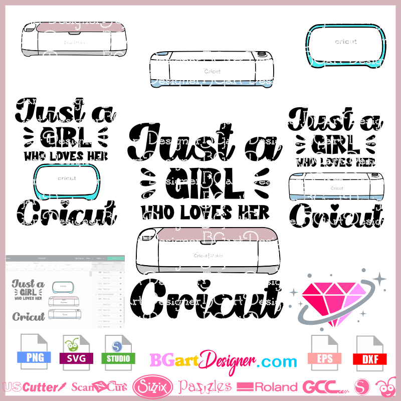 Click and download the svg file. Llládownload Girl Loves Cricut Svg Best Layered Vector Vinyl