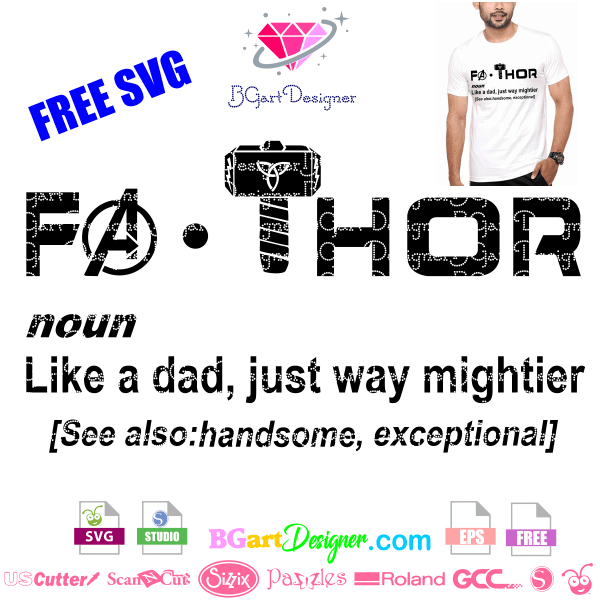 Hulk svg free, silhouette svg, super hero svg, instant download, silhouette cameo, shirt design, superhero svg, free vector files 0830 · superman svg free. Free Fa Thor Fathor Svg Bgartdesigner Best Free Svg Cut Files