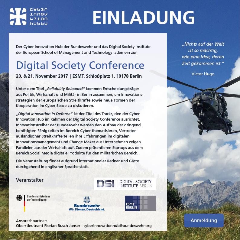 Digital Society Conference Berlin