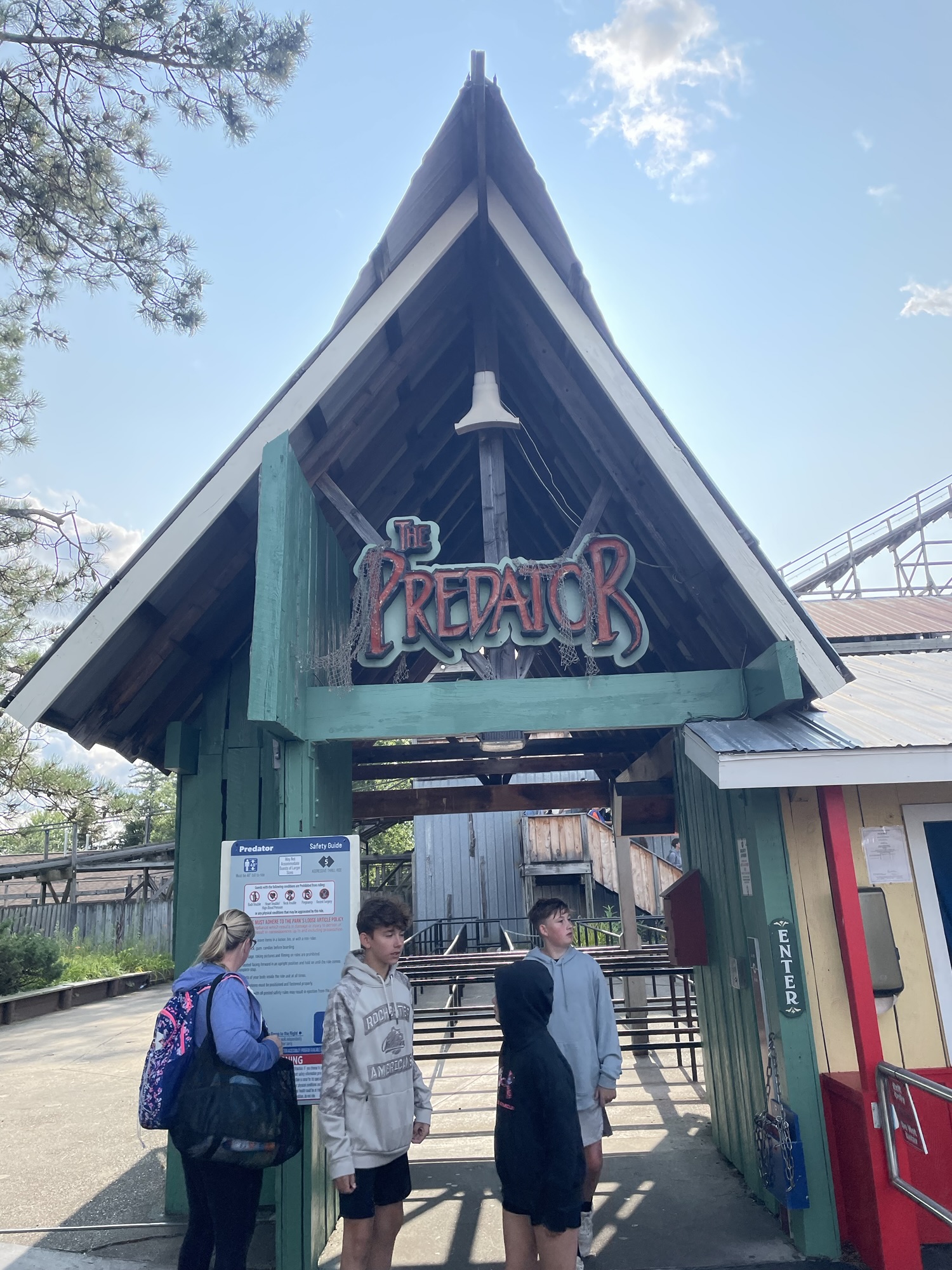Predator at Six Flags Darien Lake is an Awesome Coaster with a