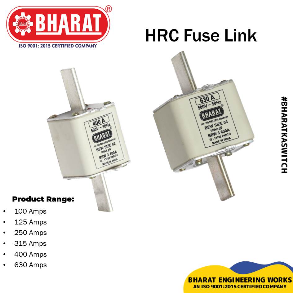 HRC FUSE LINK BHARAT ENGINEERING WORKS
