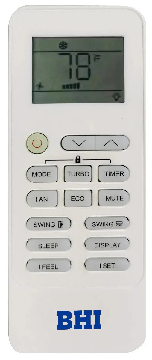 Bhi Mini Split Air Conditioner Remote
