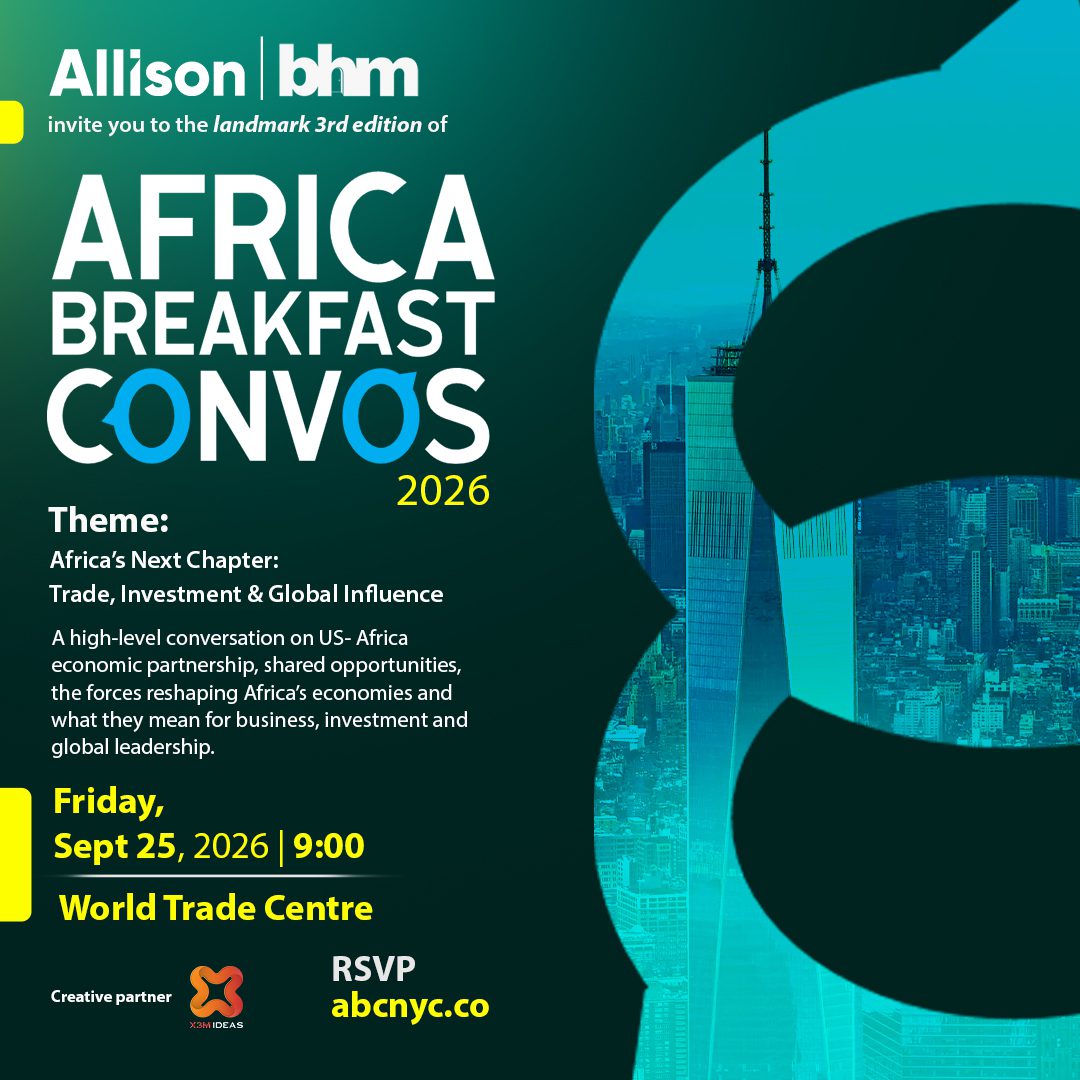 BHM Announces Africa Breakfast Convos at UNGA81 In Partnership With Allison