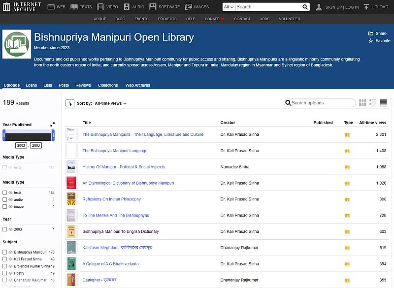 Community Access to Archive