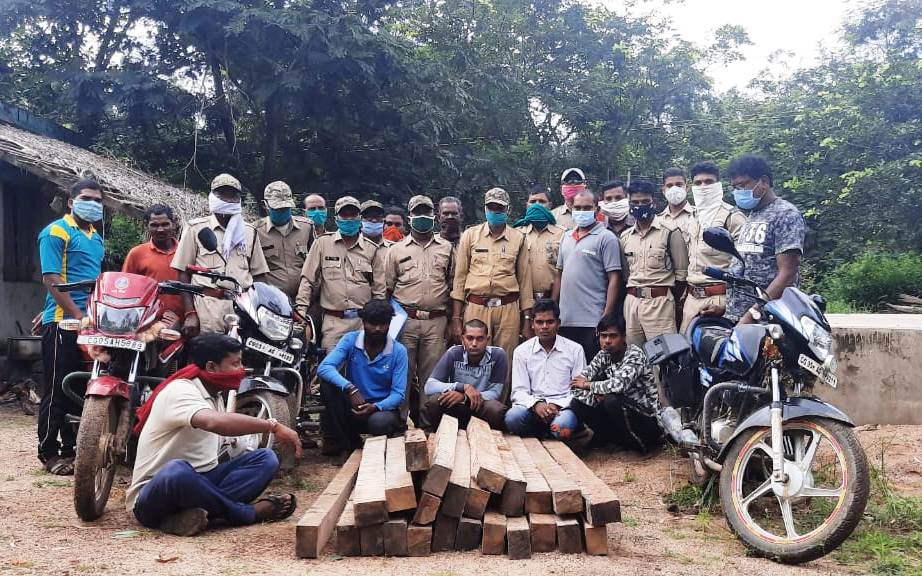 वन विभाग की सघन कार्रवाई : अभ्यारण्य सहित वन क्षेत्रों में जगह-जगह लगाए जा रहे रात्रि गश्तलगभग 82 हजार रूपए के अवैध लकड़ी चिरान तथा लट्ठे सहित 3 मोटर-सायकिल के राजसात की कार्रवाईअब तक पांच आरोपी गिरफ्तार