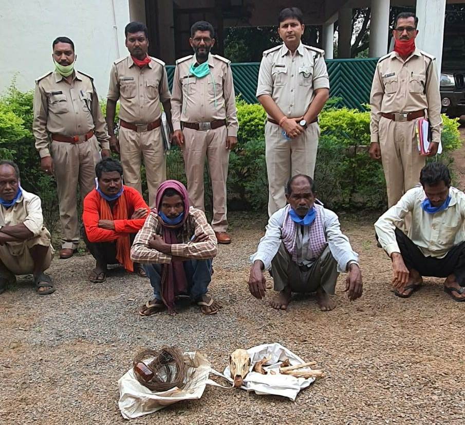 चीतल के अवैध शिकार में पांच आरोपियों को जेलटीम द्वारा आज मुख्य अरोपी के घर ली गई गहन तलाशी