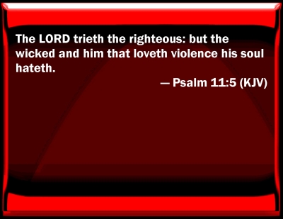 Image result for Psalm 11:5