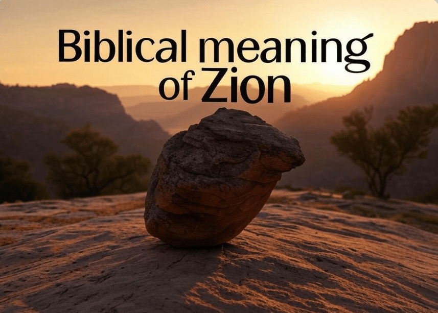 Biblical meaning of zion