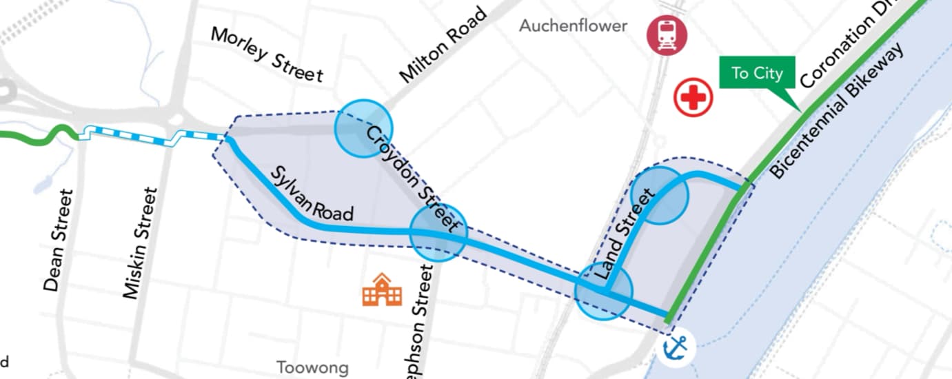 Brisbane Final Plans For Toowong S Missing Link Bicycle Network IMG 1025 