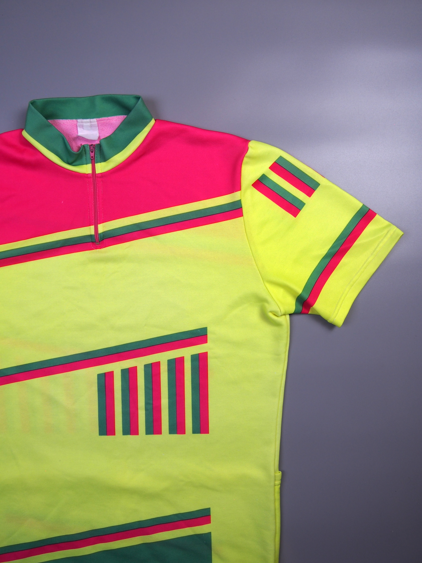 Graphic Neon Short Sleeved jersey – Yellow, Pink & Green