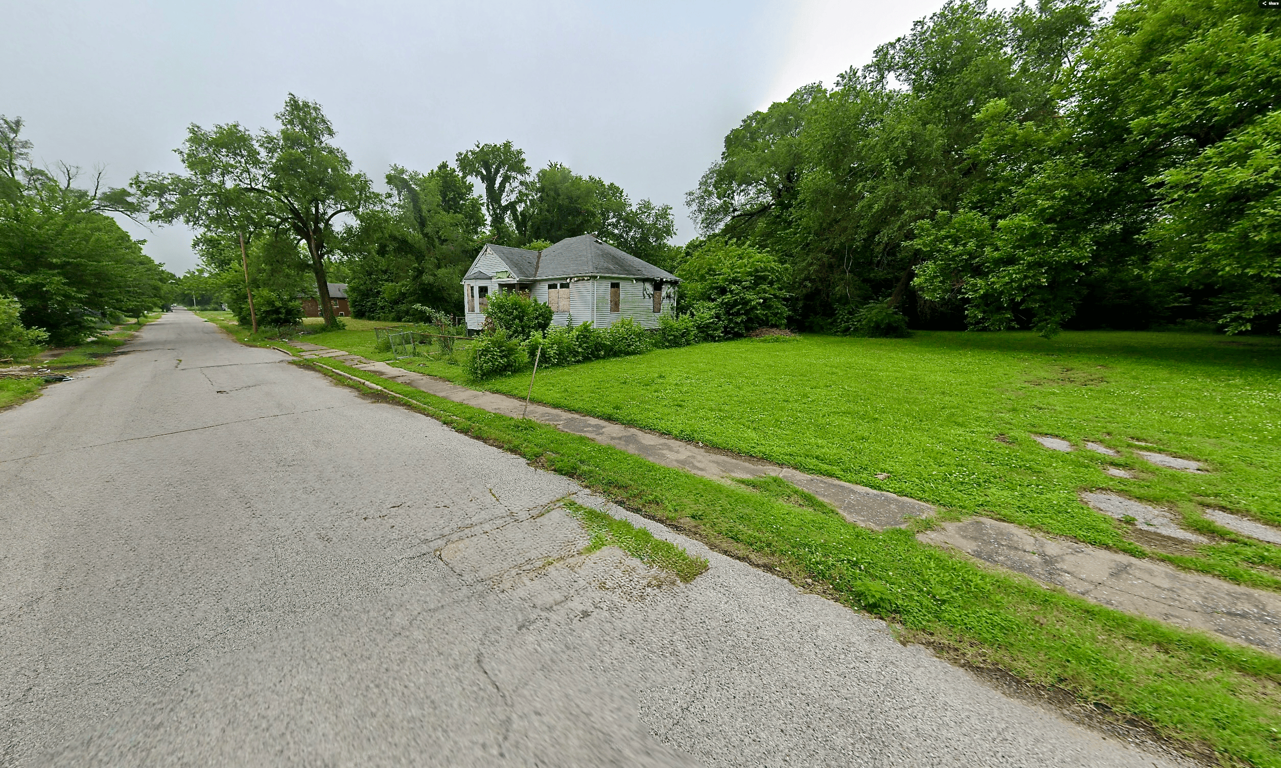 125 X 125 Sq ft. City Lot close to Downtown St. Louis