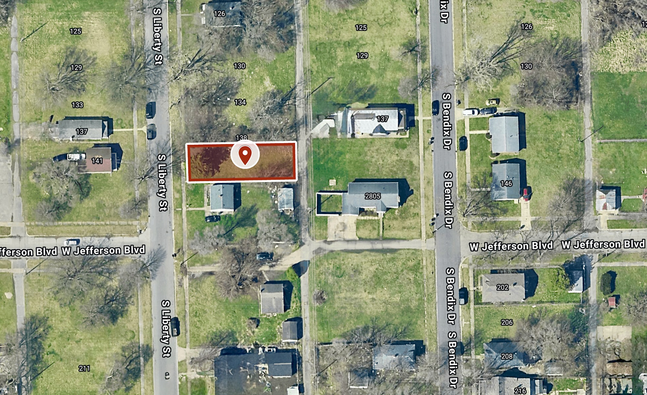 0.11 Ac (40 X 120 Sq ft ) Large Residential City Lot Close to University of Notre Dame